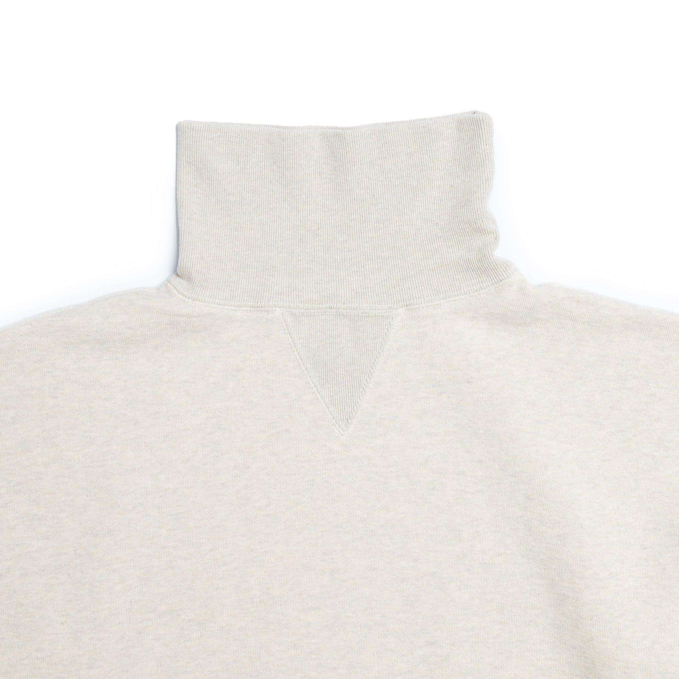 A.G. Spalding & Bros Turtle Neck Training Sweatshirt Oatmeal-Sweatshirt-Clutch Cafe