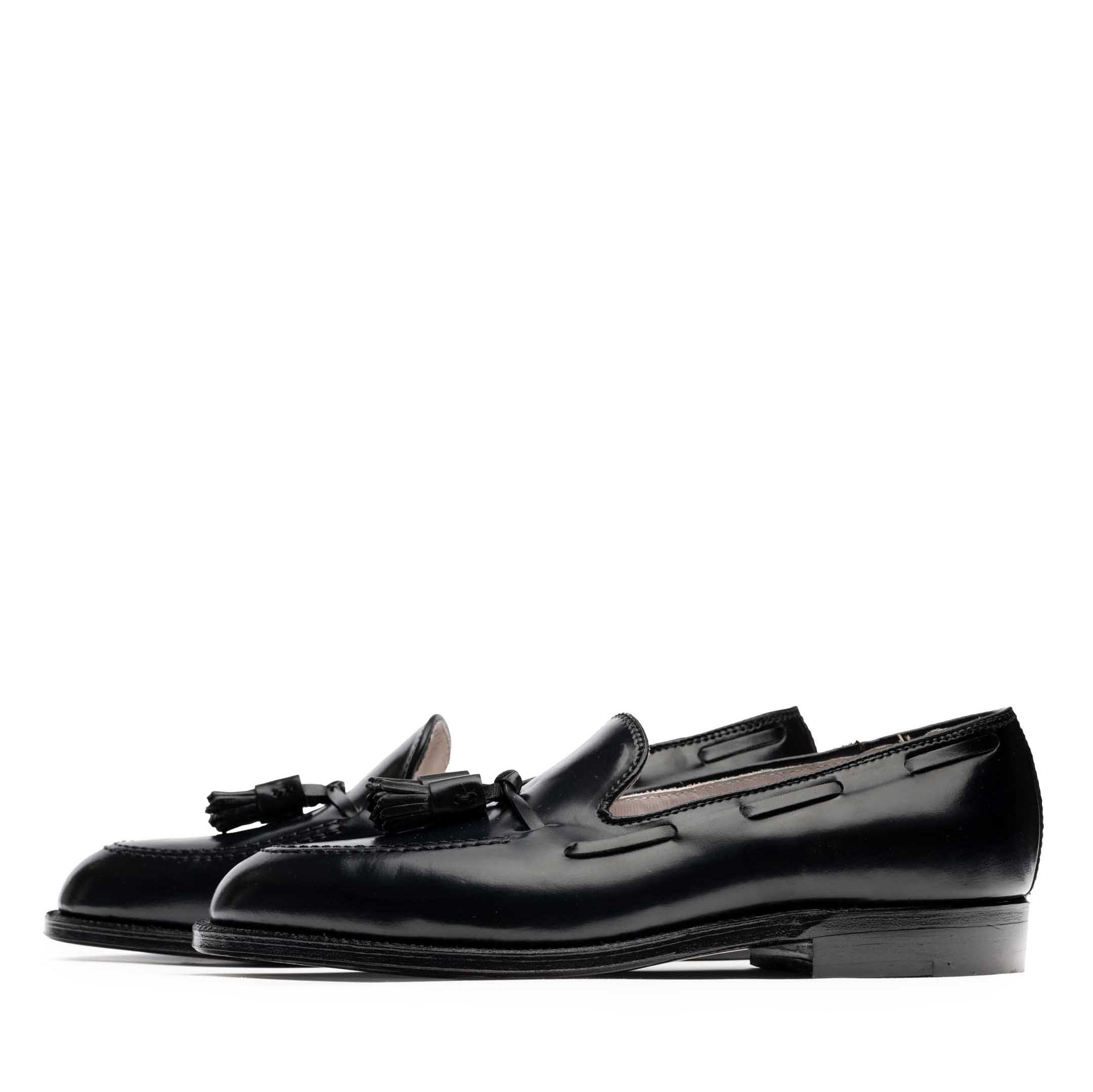 Alden Black Shell Cordovan Tassel Moccasin Loafer 664-Shoes-Clutch Cafe