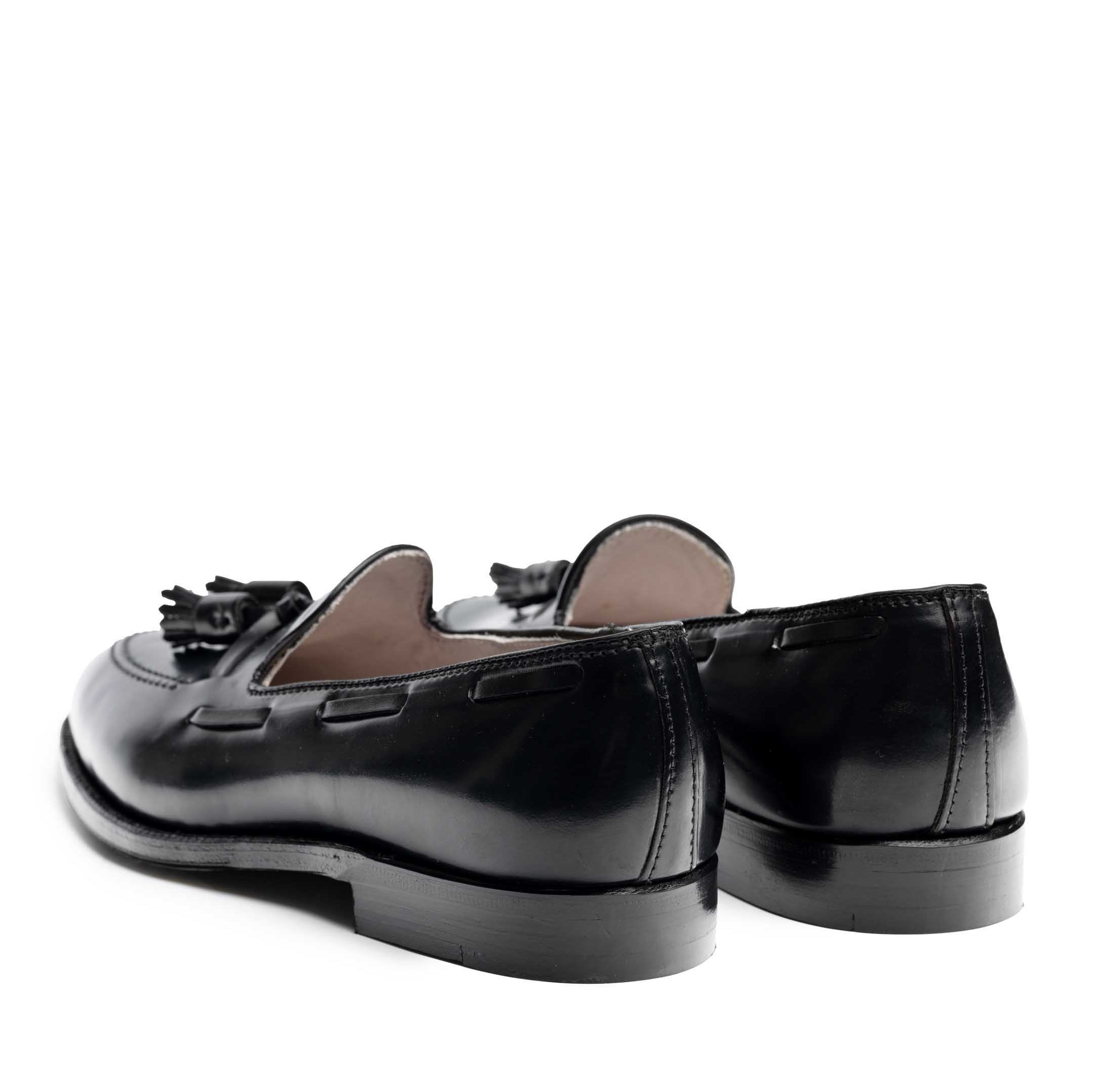 Alden Black Shell Cordovan Tassel Moccasin Loafer 664-Shoes-Clutch Cafe