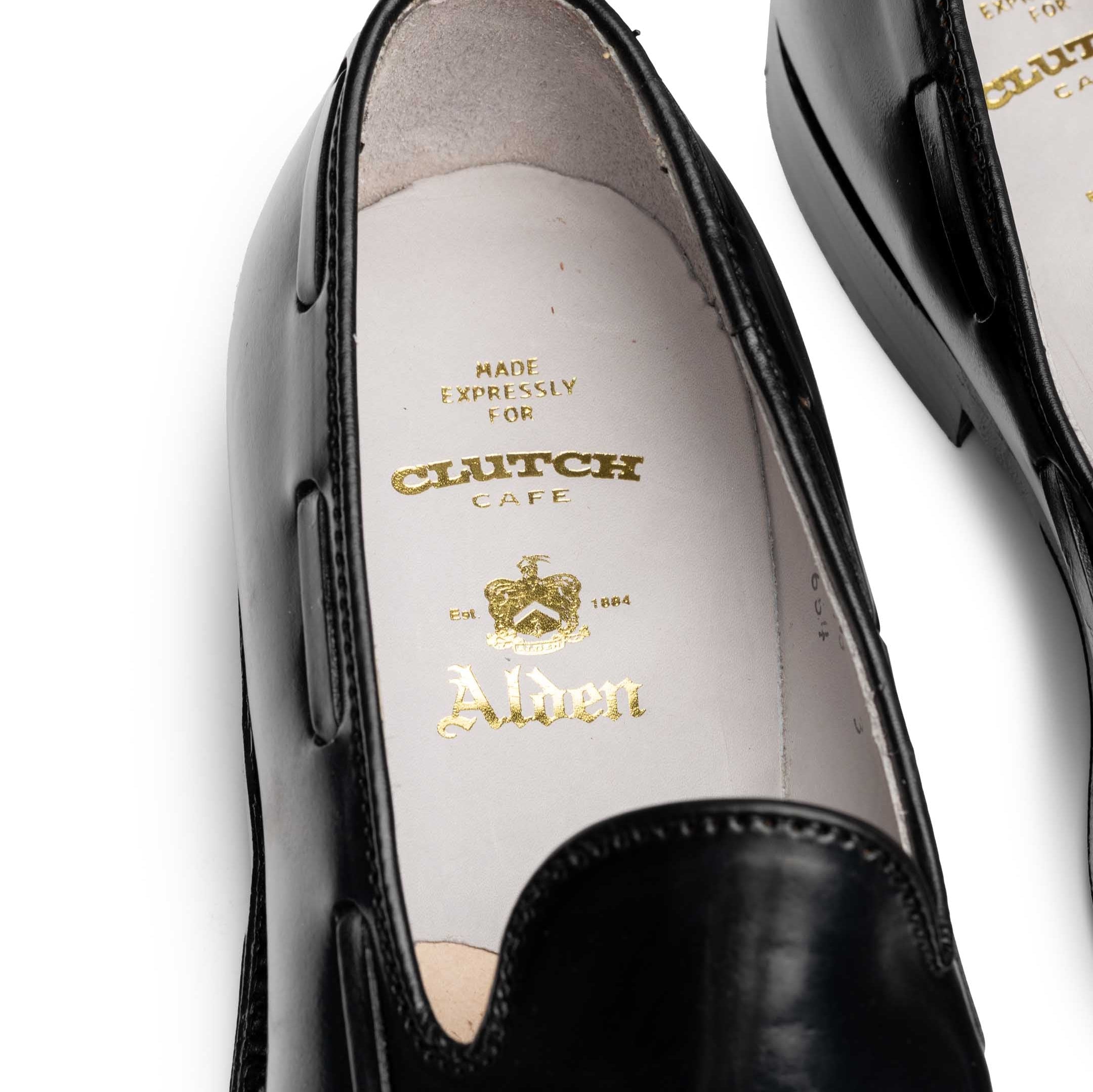 Alden Black Shell Cordovan Tassel Moccasin Loafer 664-Shoes-Clutch Cafe