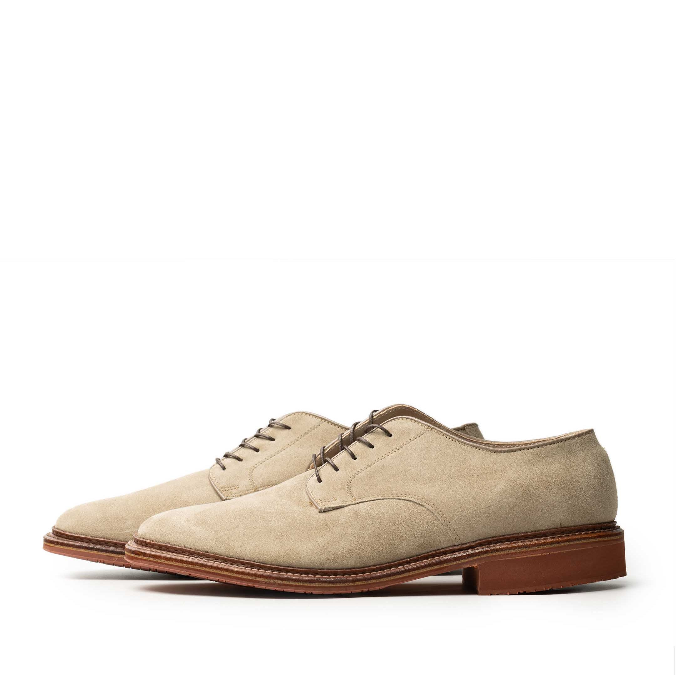 Alden x Clutch Cafe Milkshake Suede Blucher w/ Redbrick Sole 96702L-Shoe-Clutch Cafe