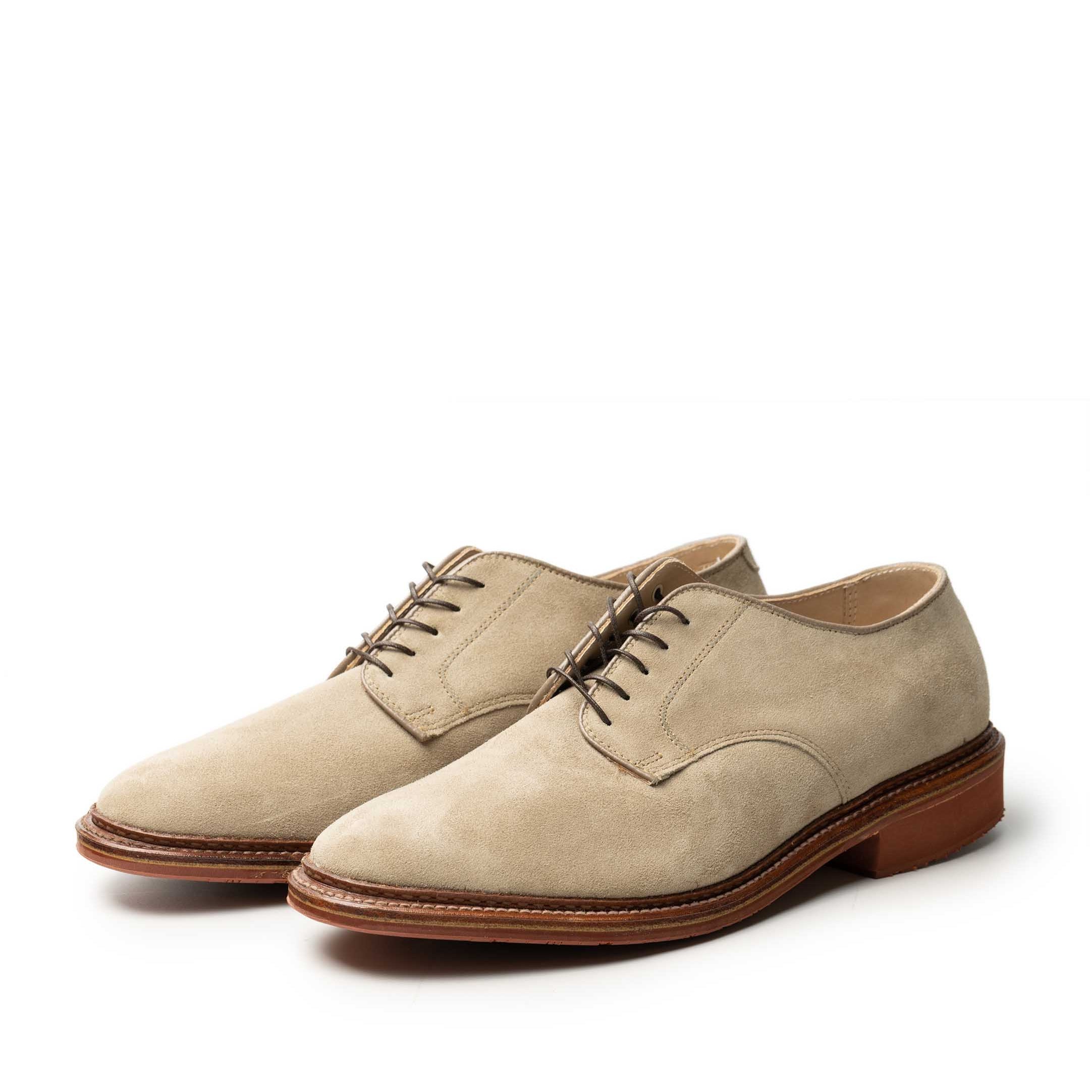 Alden x Clutch Cafe Milkshake Suede Blucher w/ Redbrick Sole 96702L-Shoe-Clutch Cafe