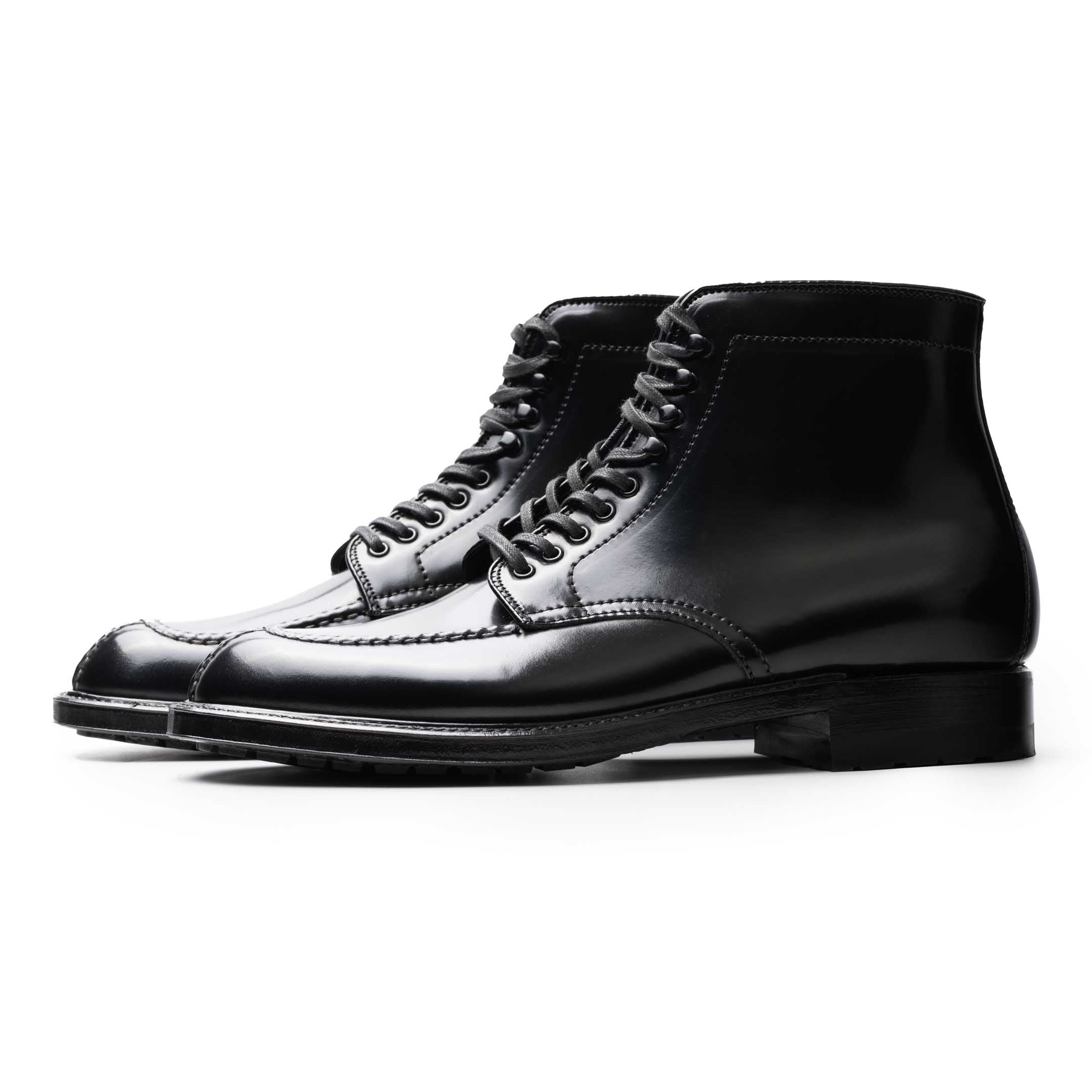 Alden x Clutch Cafe Tanker Boot Black Shell Cordovan M2905HC-Boots-Clutch Cafe