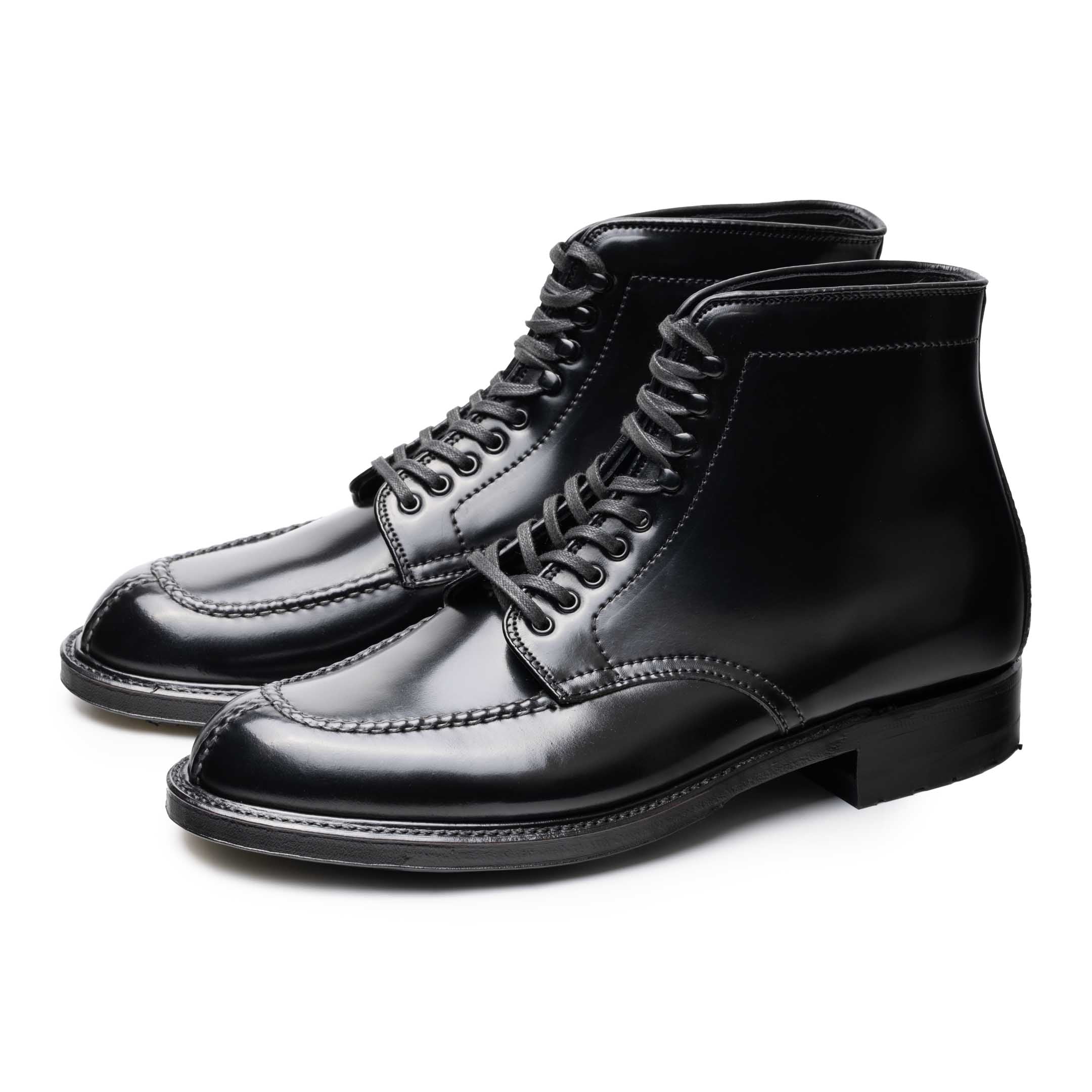 Alden x Clutch Cafe Tanker Boot Black Shell Cordovan M2905HC-Boots-Clutch Cafe