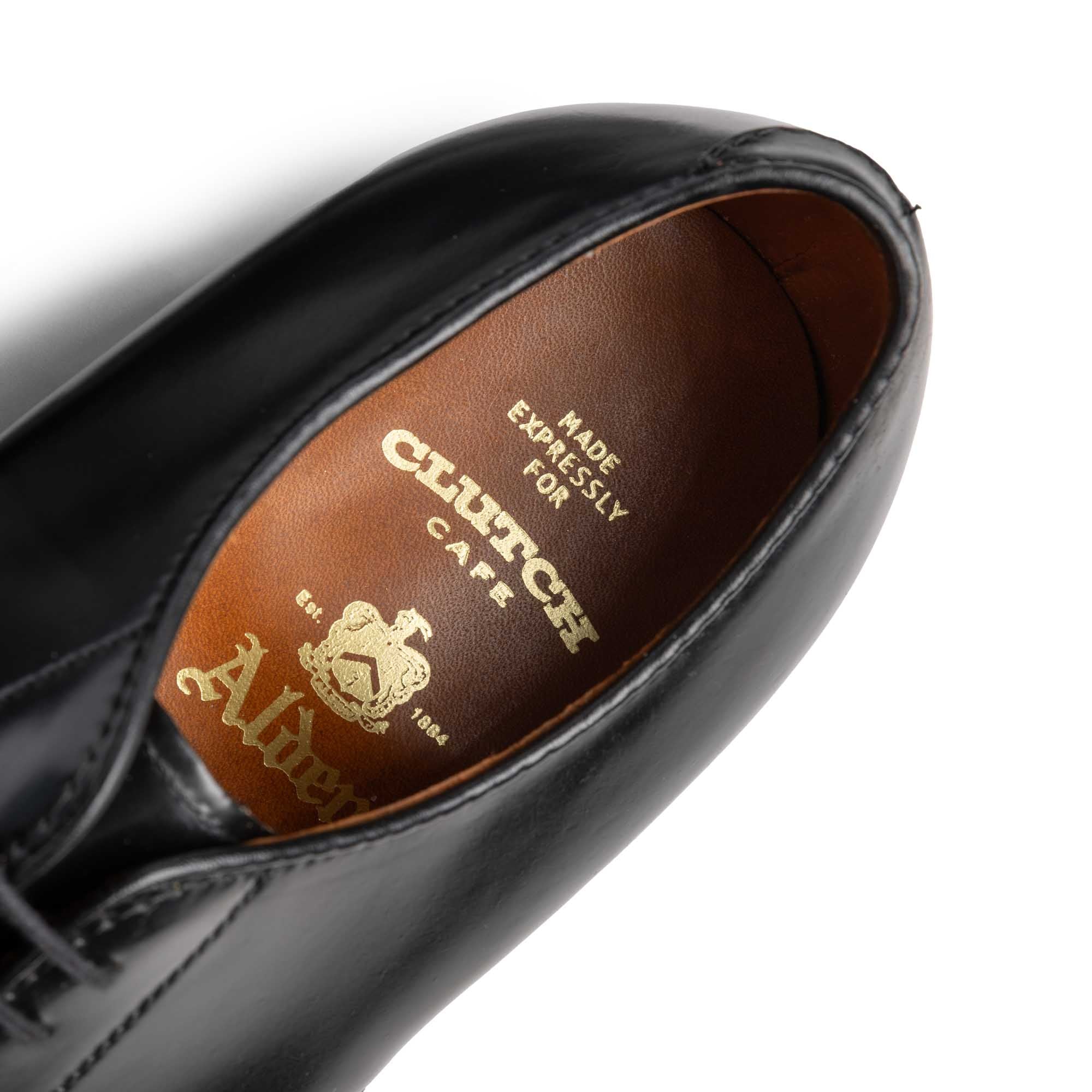 Alden x Clutch Cafe V-Tip Blucher Black Cordovan A0606-Shoes-Clutch Cafe