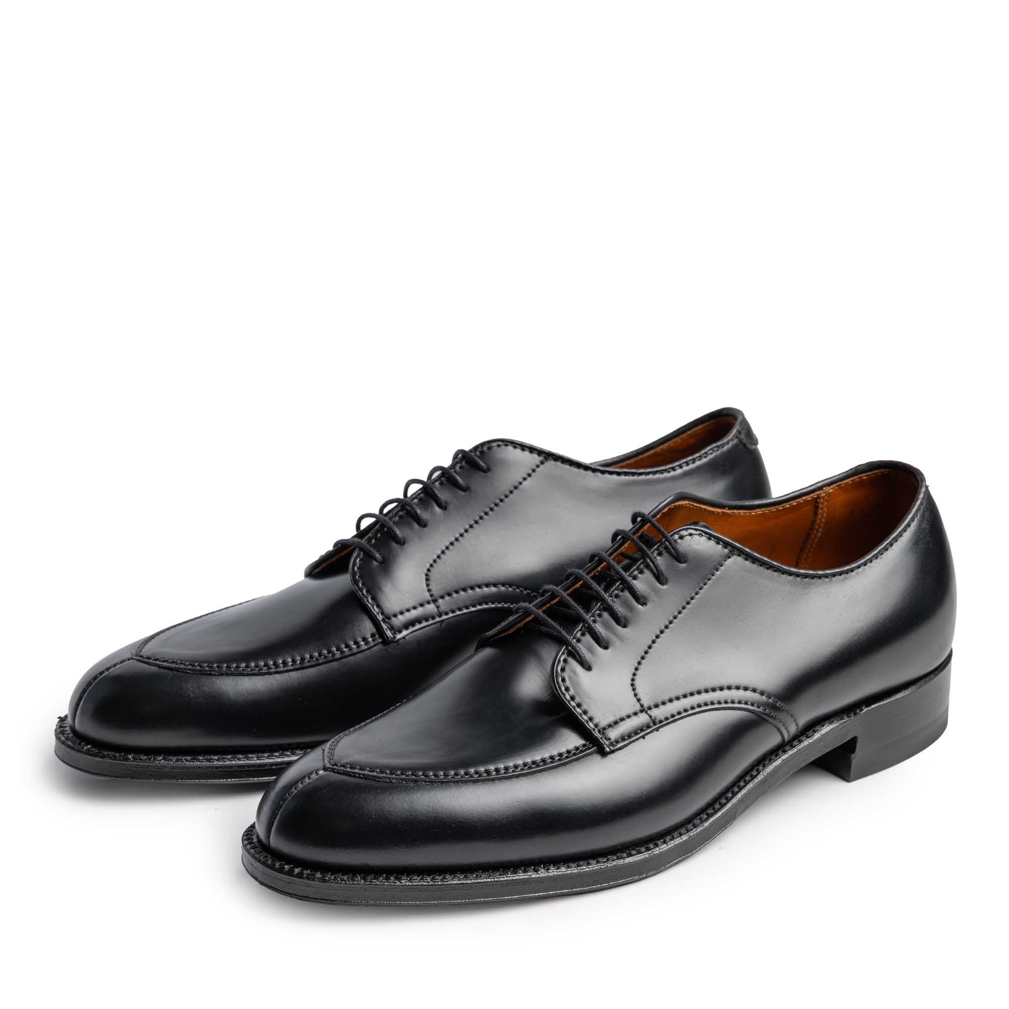Alden x Clutch Cafe V-Tip Blucher Black Cordovan A0606-Shoes-Clutch Cafe