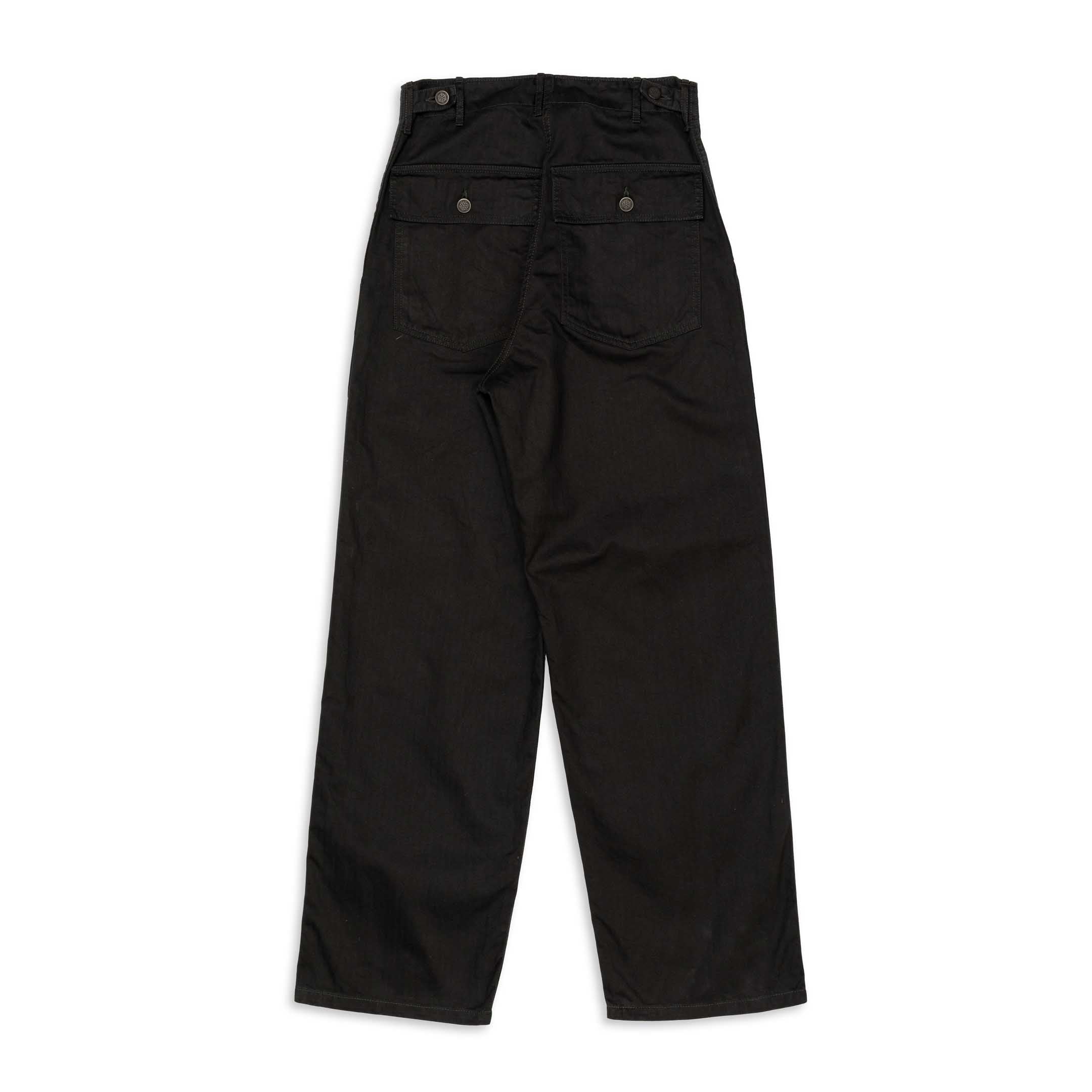 Allevol Baker Pants Black-Trousers-Clutch Cafe