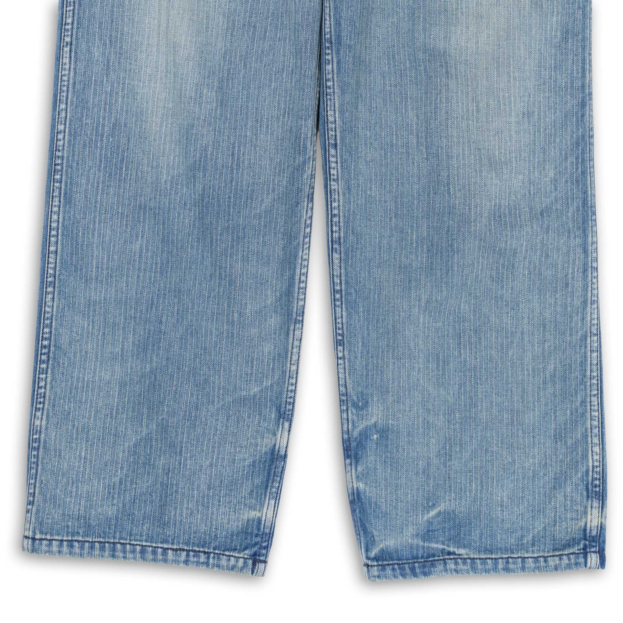 Allevol Baker Pants Indigo Used Wash-Trousers-Clutch Cafe