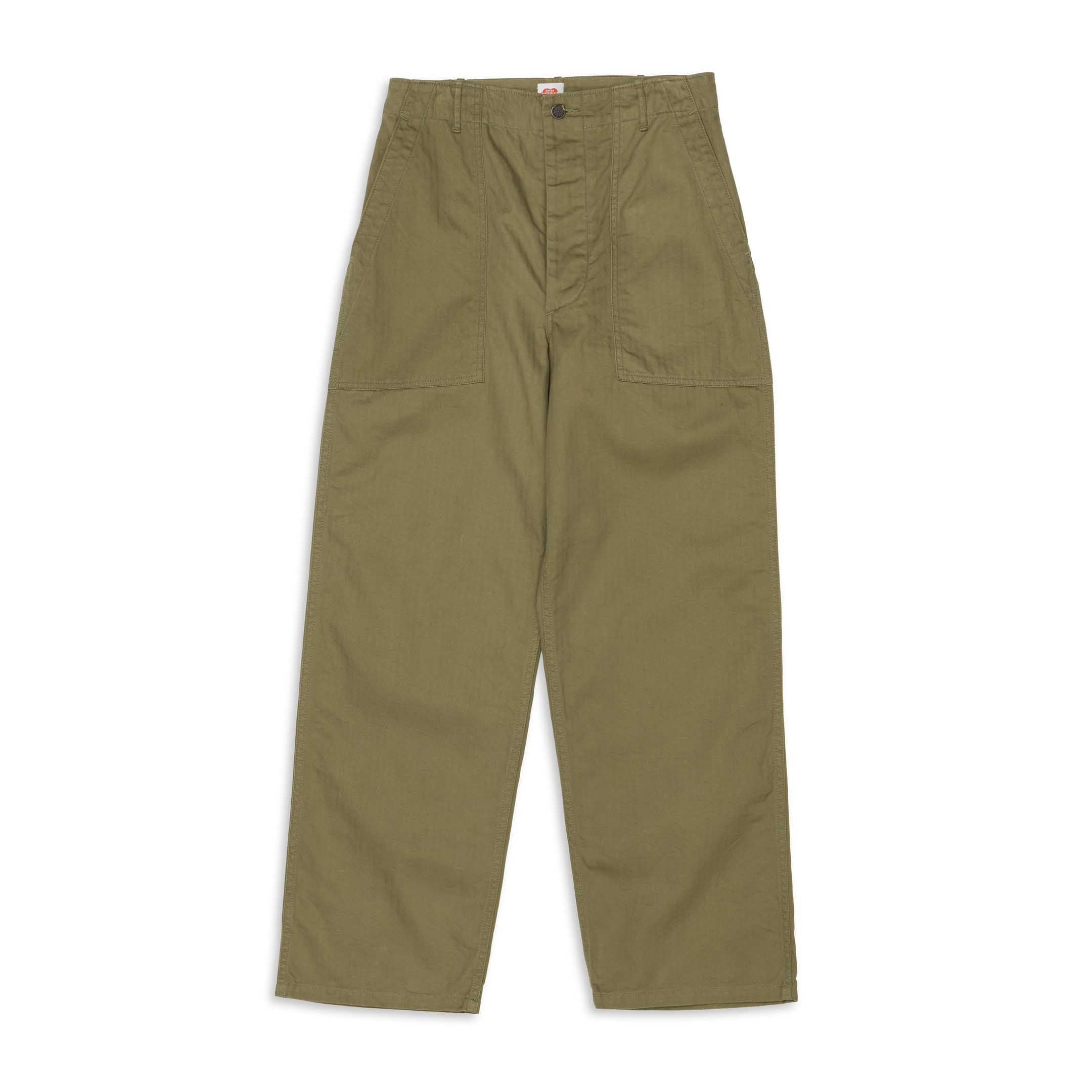 Allevol Baker Pants Olive-Trousers-Clutch Cafe