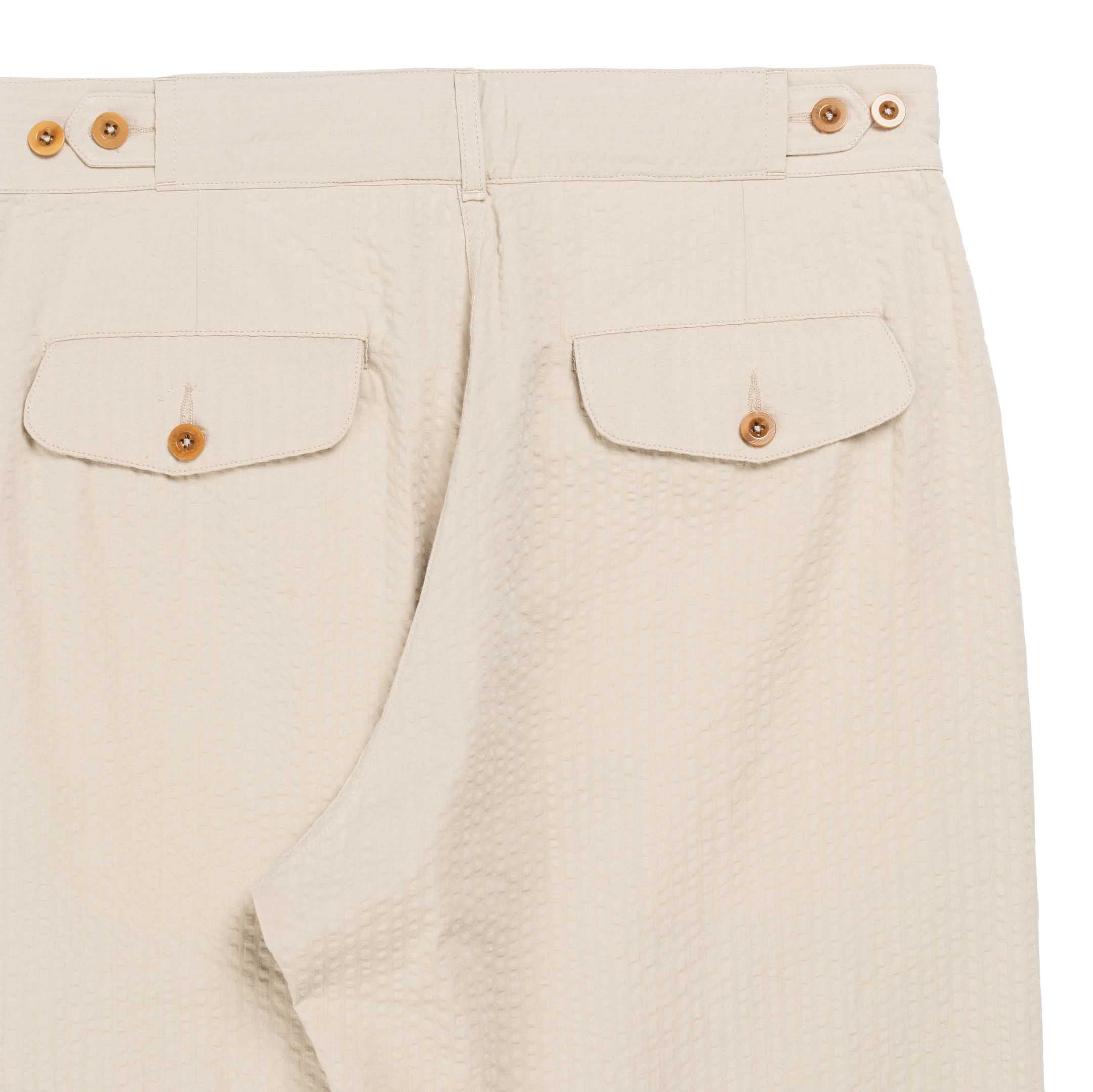 Allevol Brunel Seersucker Beige-Trousers-Clutch Cafe