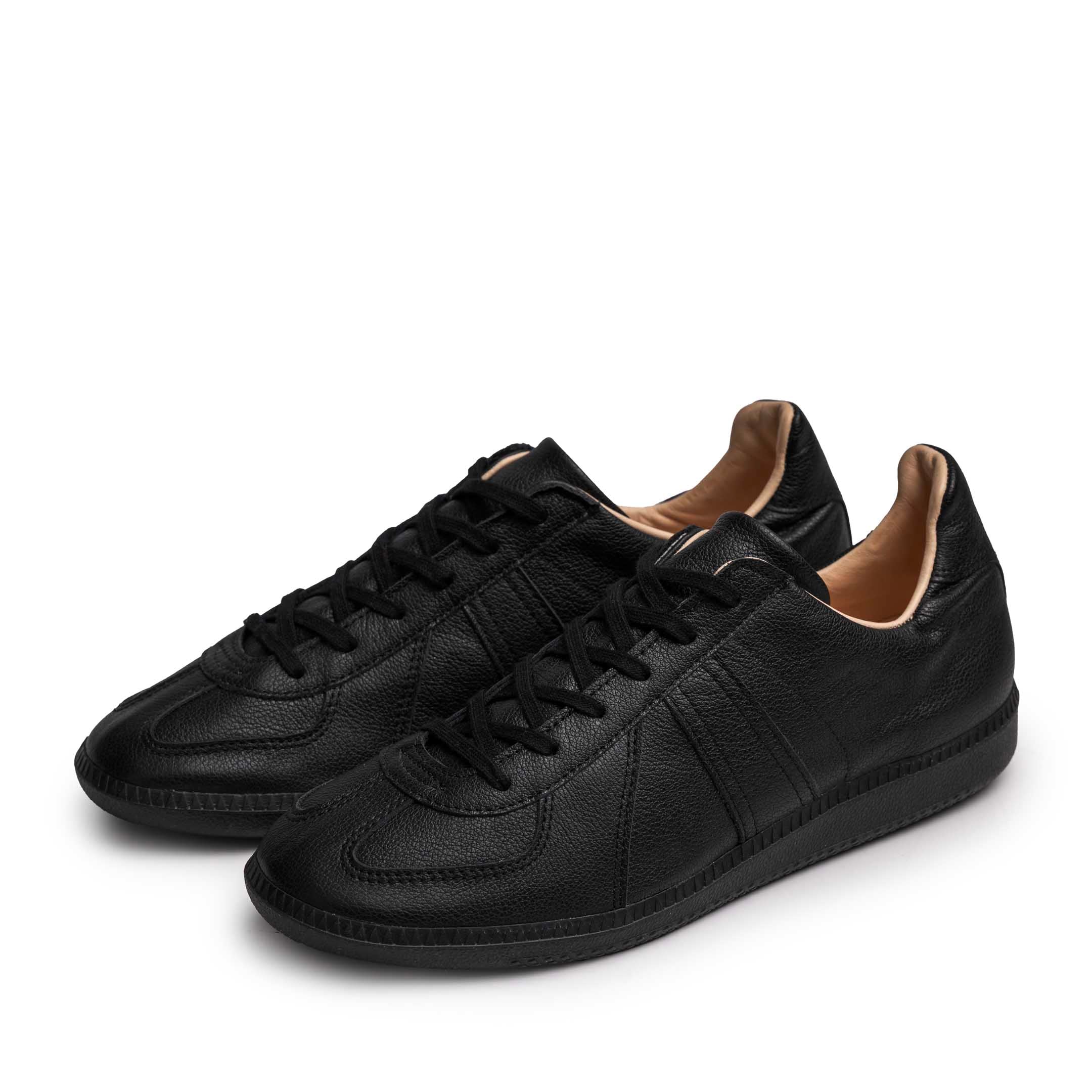 Allevol German Army Trainer (GAT) Sneaker All Black Leather