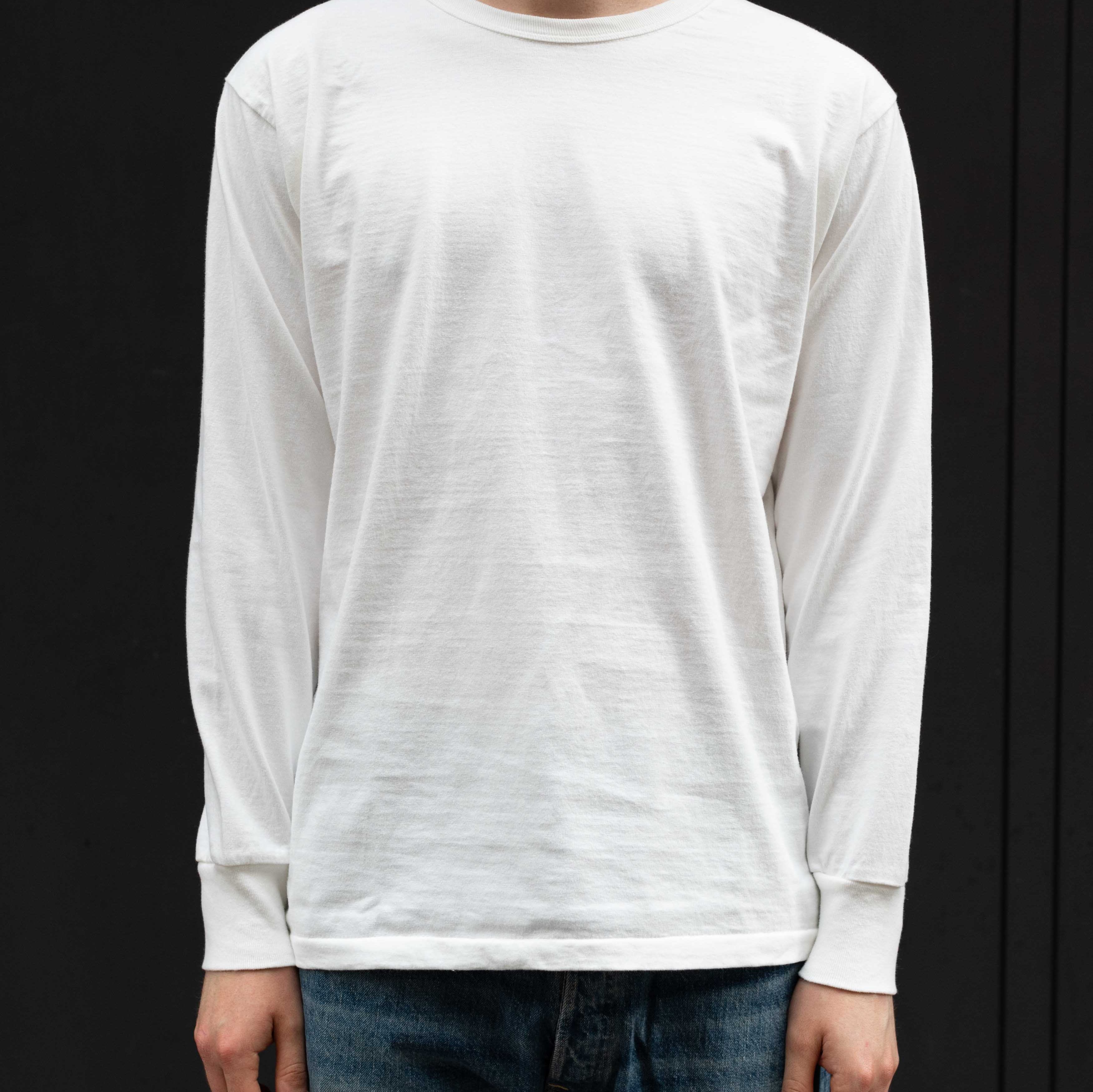 Allevol Heavy Duty Crew Neck L/S T-Shirt Grey-T-Shirt-Clutch Cafe