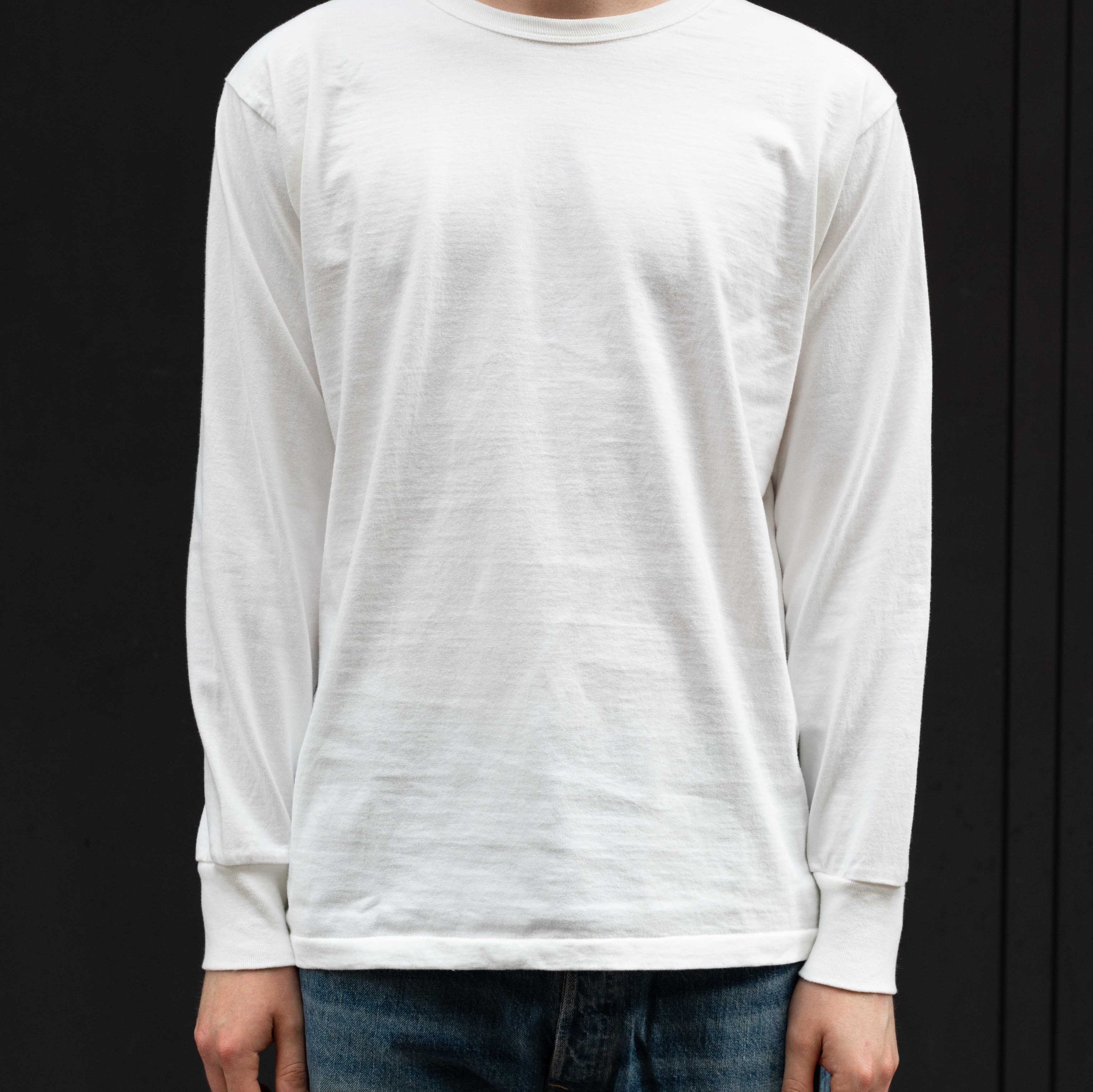 Allevol Heavy Duty Crew Neck L/S T-Shirt Grey-T-Shirt-Clutch Cafe