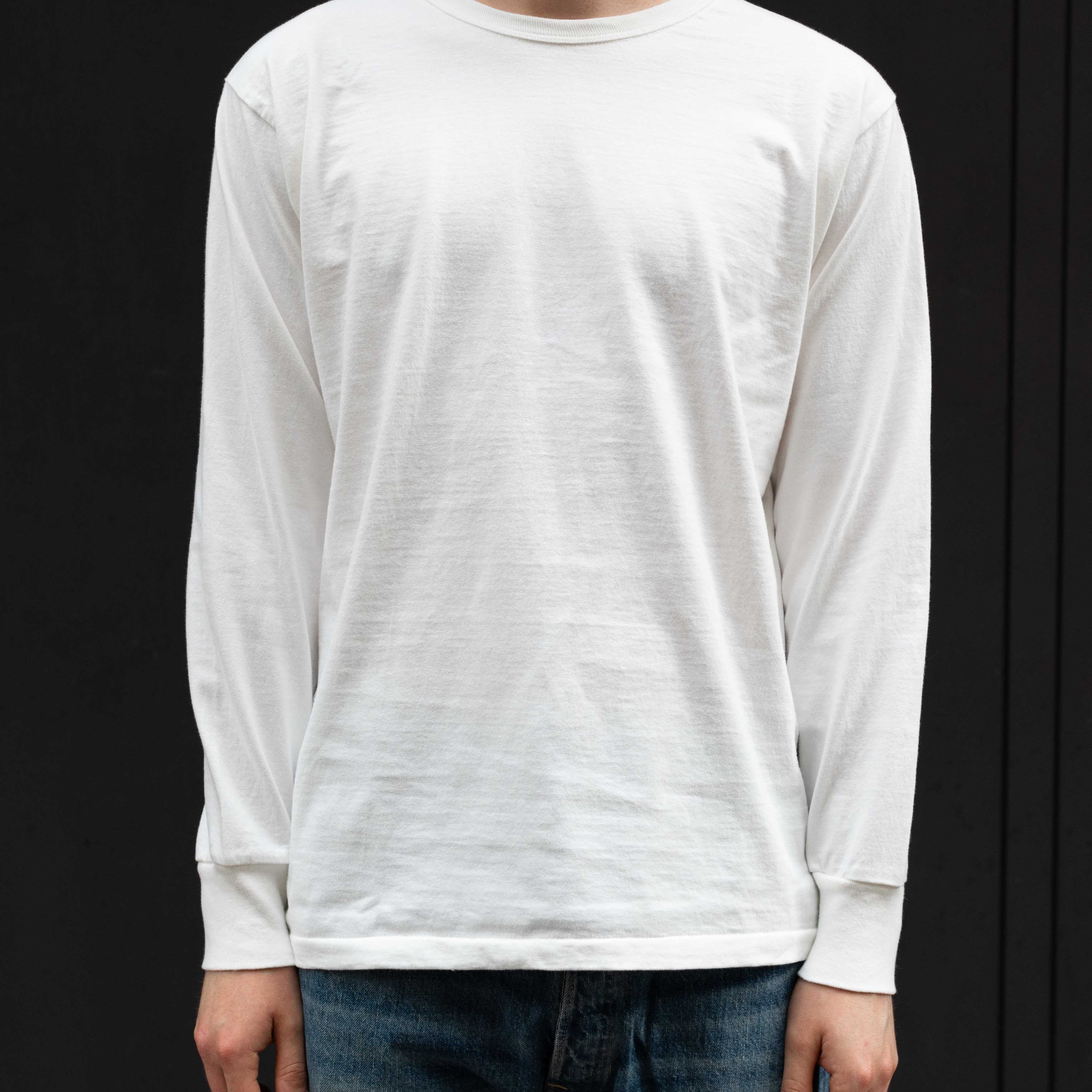 Allevol Heavy Duty Crew Neck L/S T-Shirt Grey-T-Shirt-Clutch Cafe