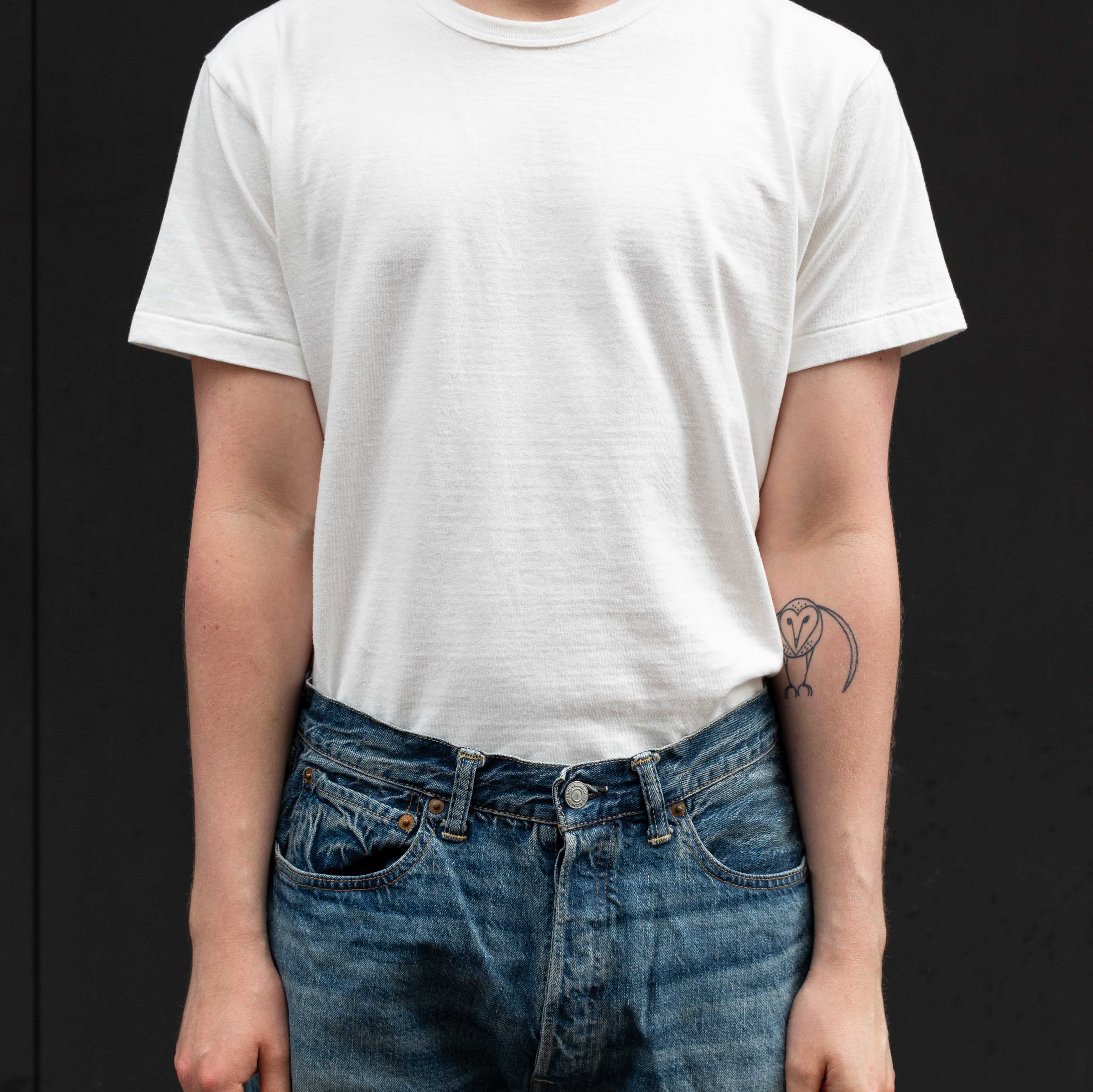 Allevol Heavy Duty Crew Neck T-Shirt Grey Melange-T-Shirt-Clutch Cafe