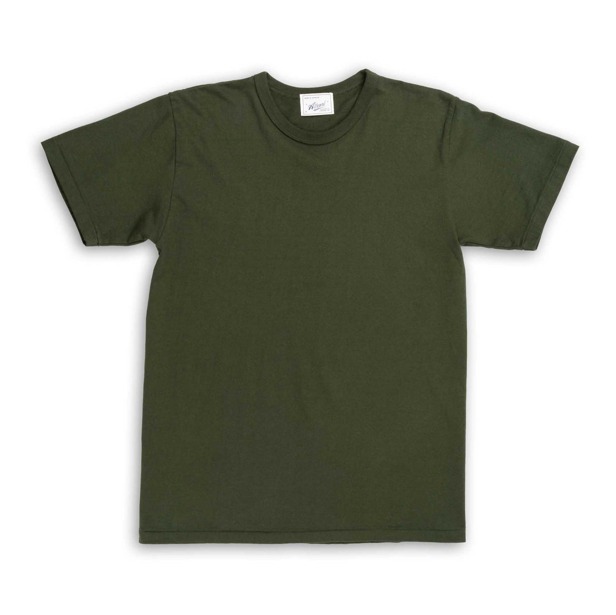Allevol Heavy Duty Crew Neck T-Shirt Green-T-Shirt-Clutch Cafe