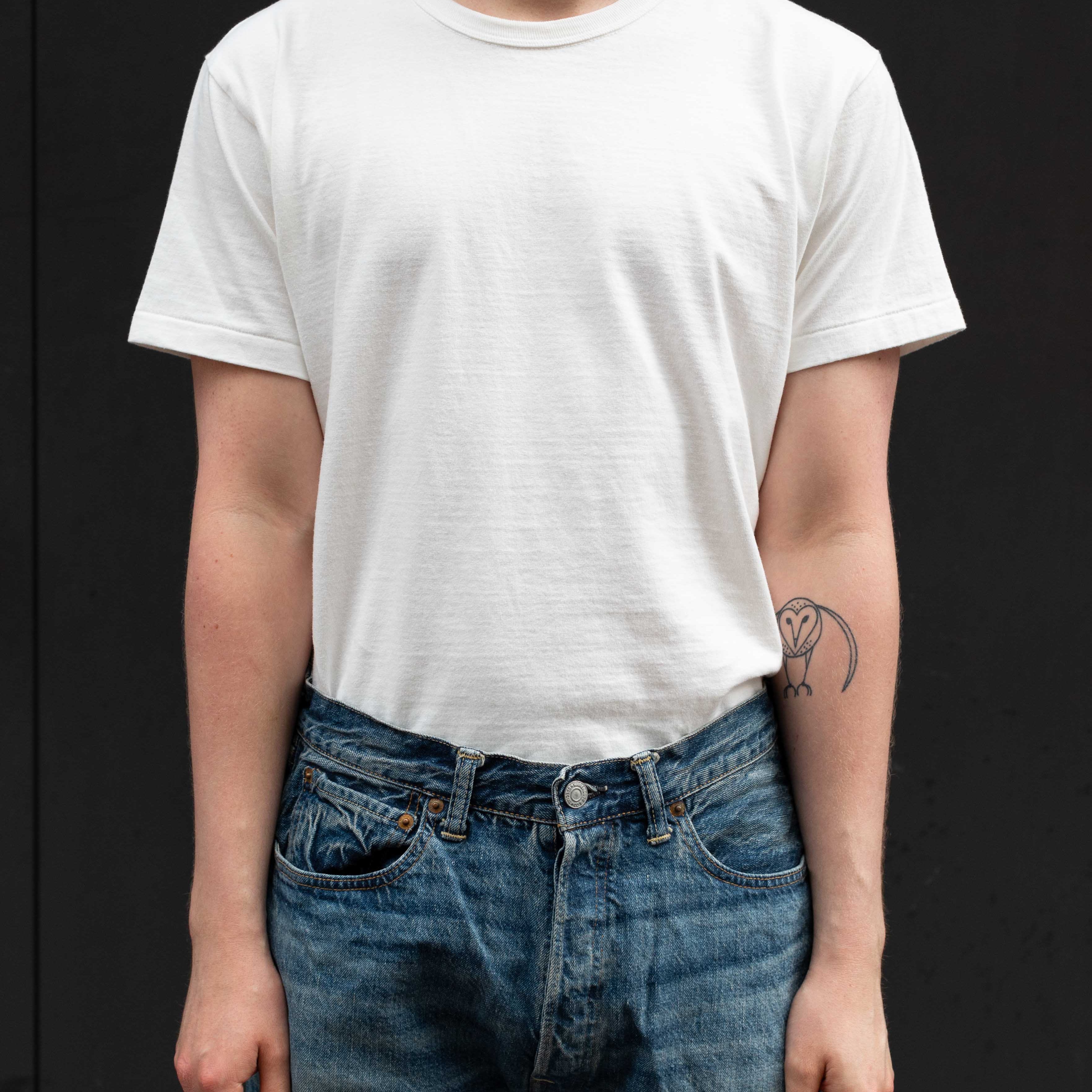 Allevol Heavy Duty Crew Neck T-Shirt Grey Melange-T-Shirt-Clutch Cafe