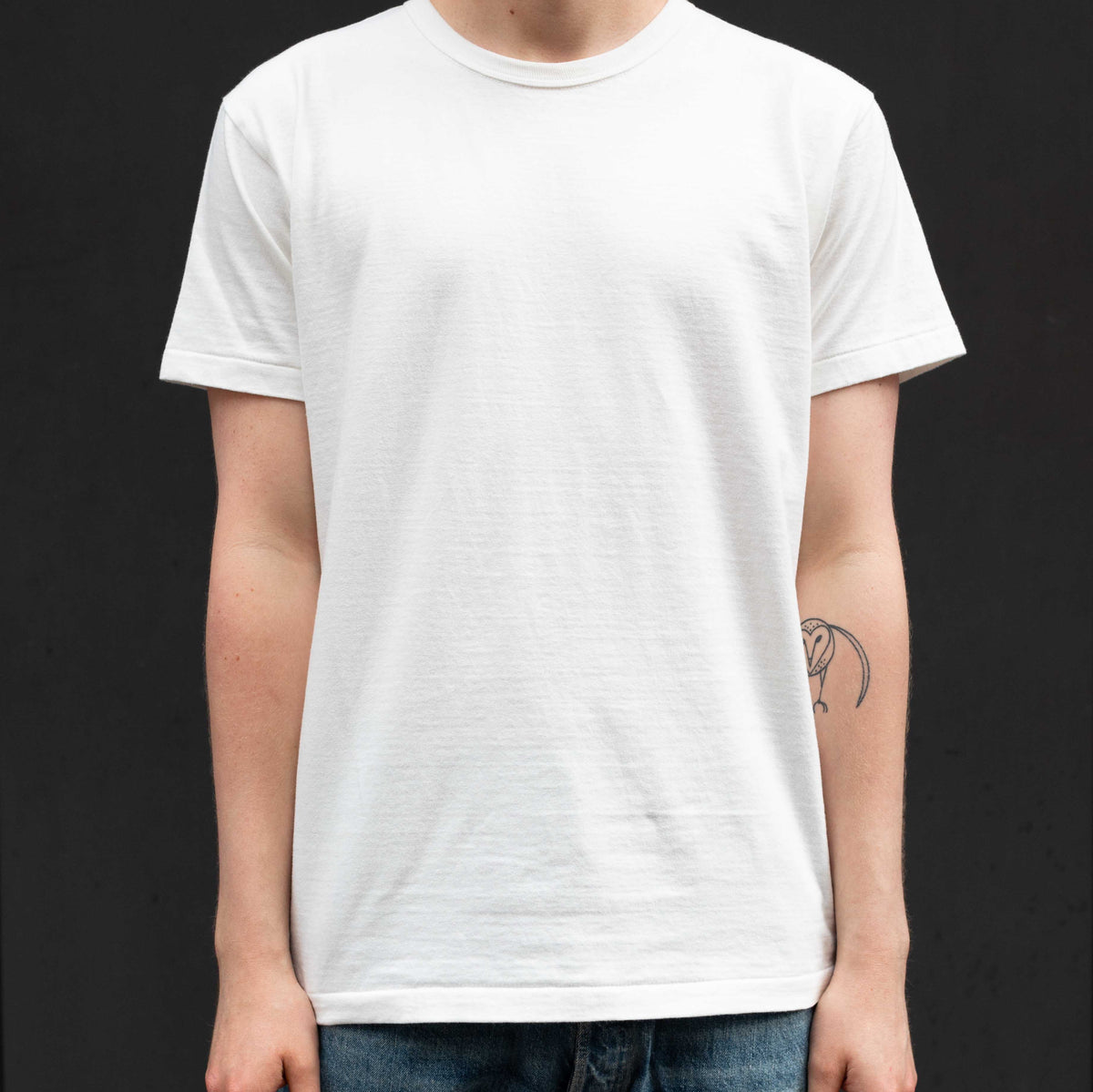 Allevol Heavy Duty Crew Neck T-Shirt Grey Melange-T-Shirt-Clutch Cafe