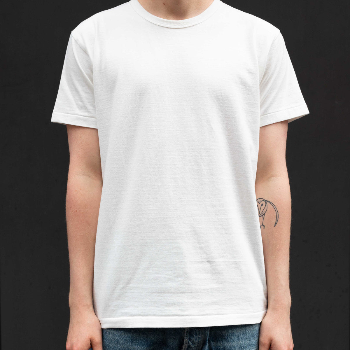 Allevol Heavy Duty Crew Neck T-Shirt Grey Melange-T-Shirt-Clutch Cafe