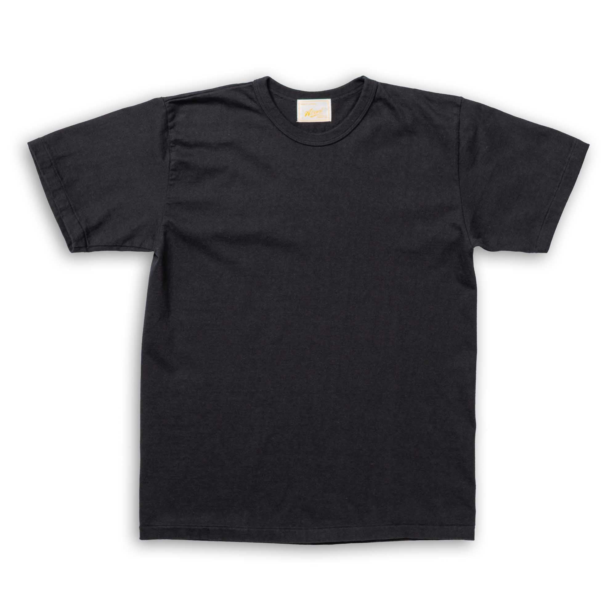 Allevol Heavy Duty Crew Neck T-shirt Cropped Black-T-shirt-Clutch Cafe