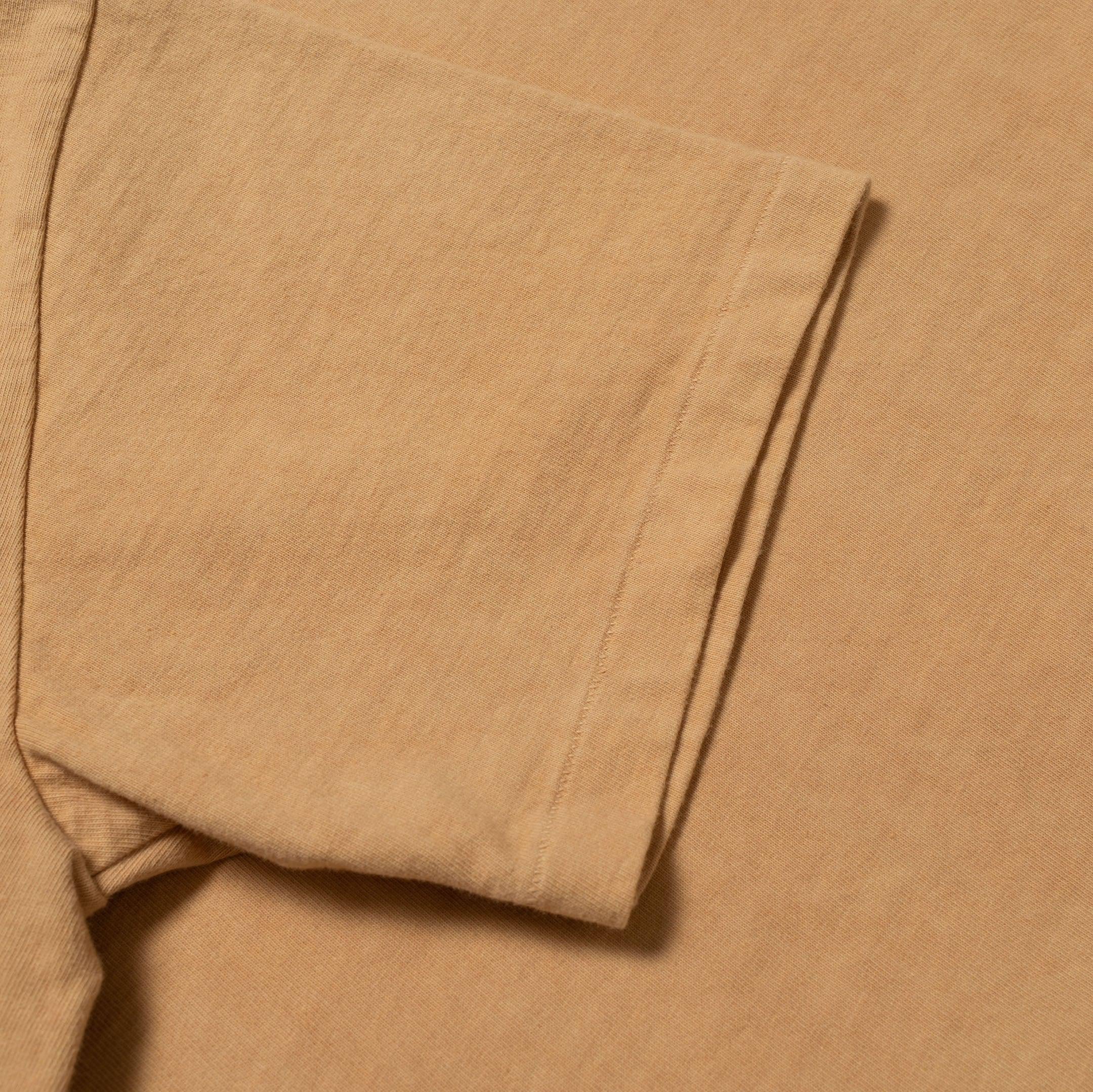 Allevol Heavy Duty Crew Neck T-shirt Hand Dyed Orange-T-Shirt-Clutch Cafe