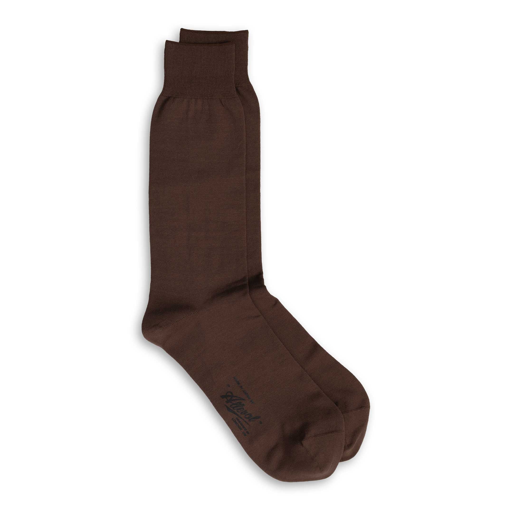 Allevol Ivy Socks Dark Brown-Socks-Clutch Cafe