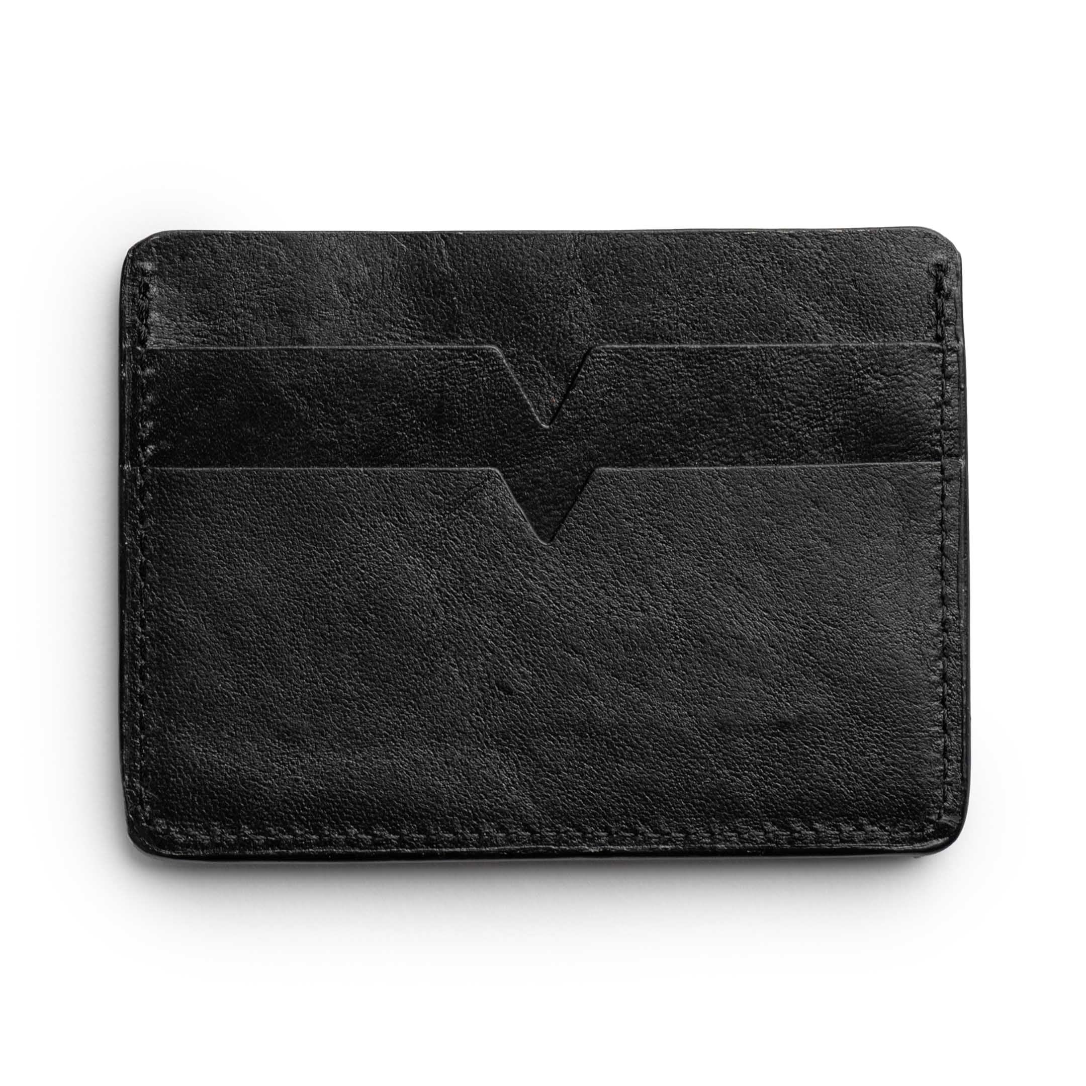 Allevol Leather Card Holder Black-Wallet-Clutch Cafe