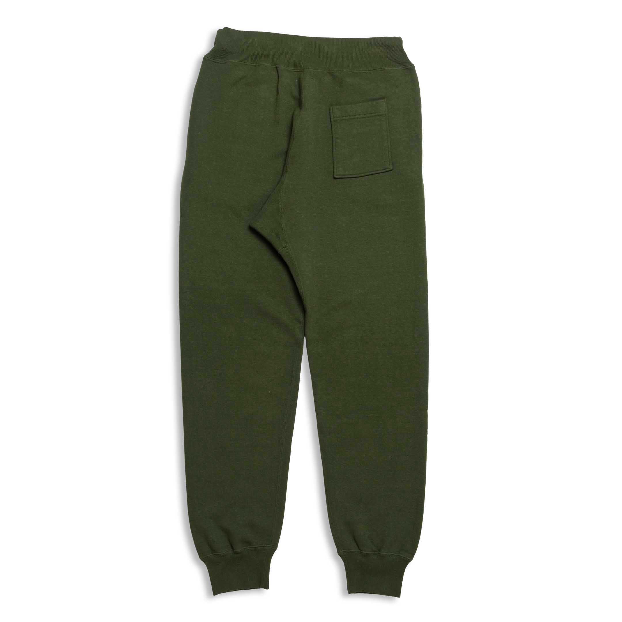 Allevol Loopwheel Easy Sweatpants Green-Sweatpants-Clutch Cafe