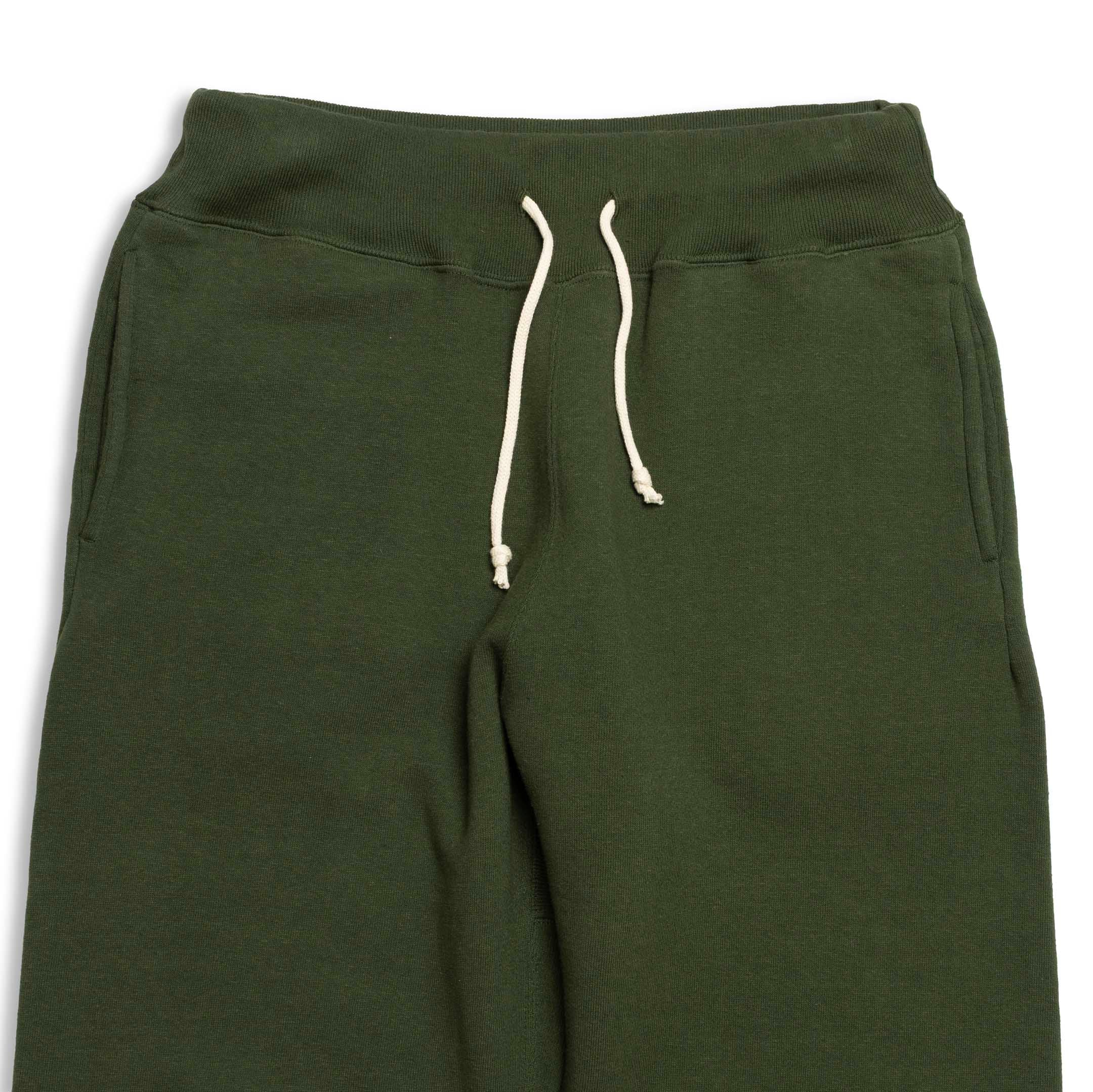 Allevol Loopwheel Easy Sweatpants Green-Sweatpants-Clutch Cafe