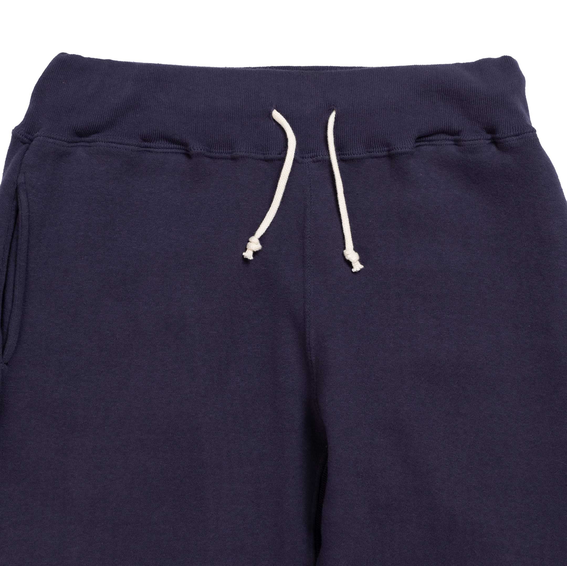 Allevol Loopwheel Easy Sweatpants Navy-Sweatpants-Clutch Cafe