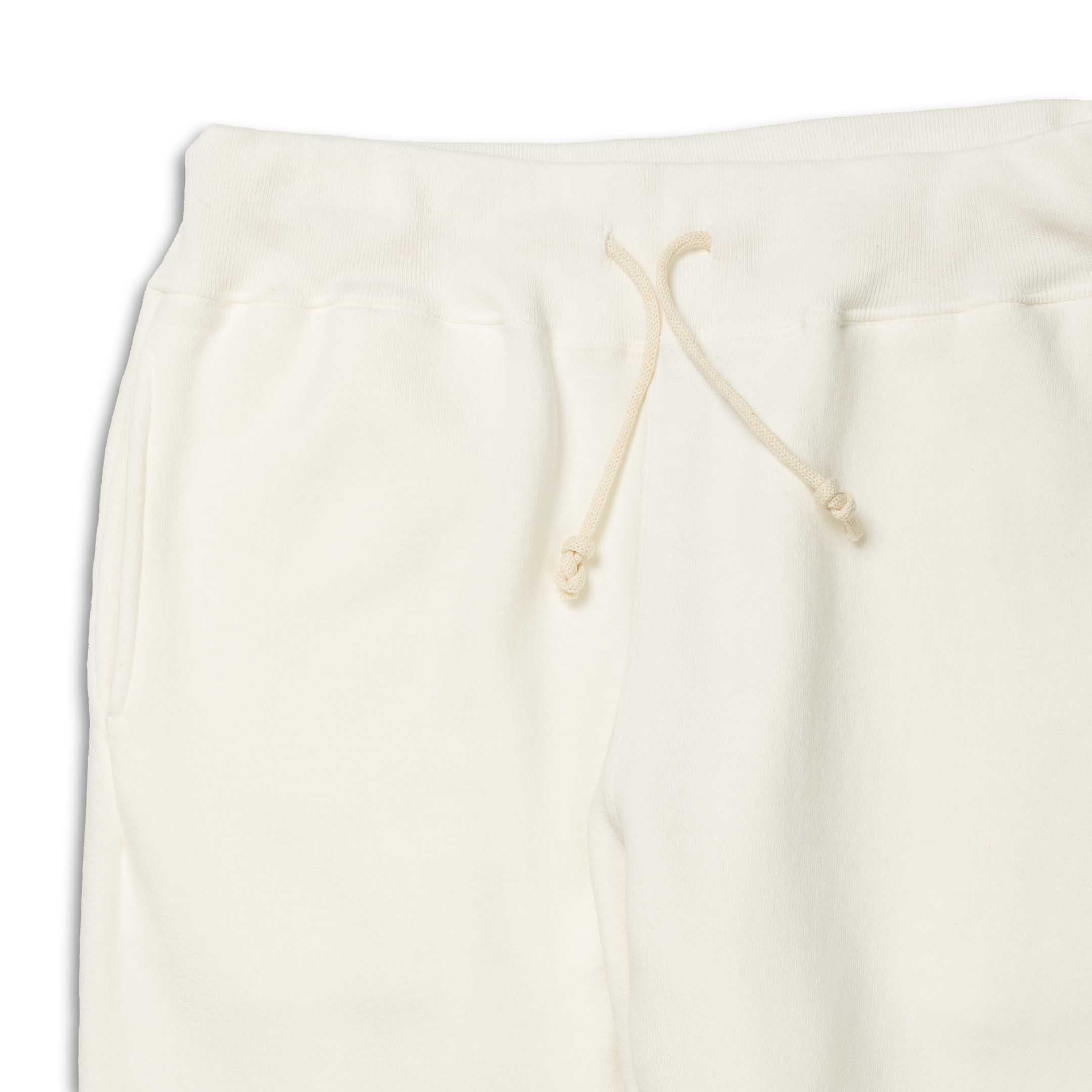 Allevol Loopwheel Easy Sweatpants White-Sweatpants-Clutch Cafe