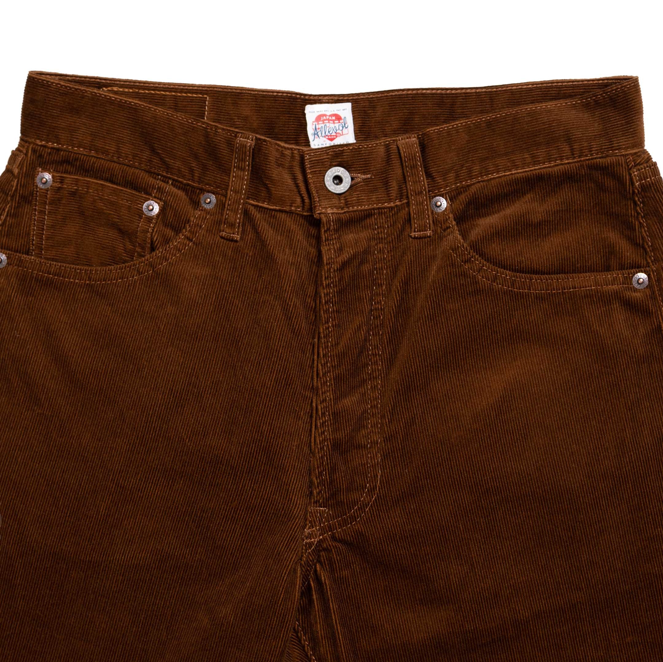 Allevol 'Roku Roku' 66 Corduroy Brown-Jean-Clutch Cafe