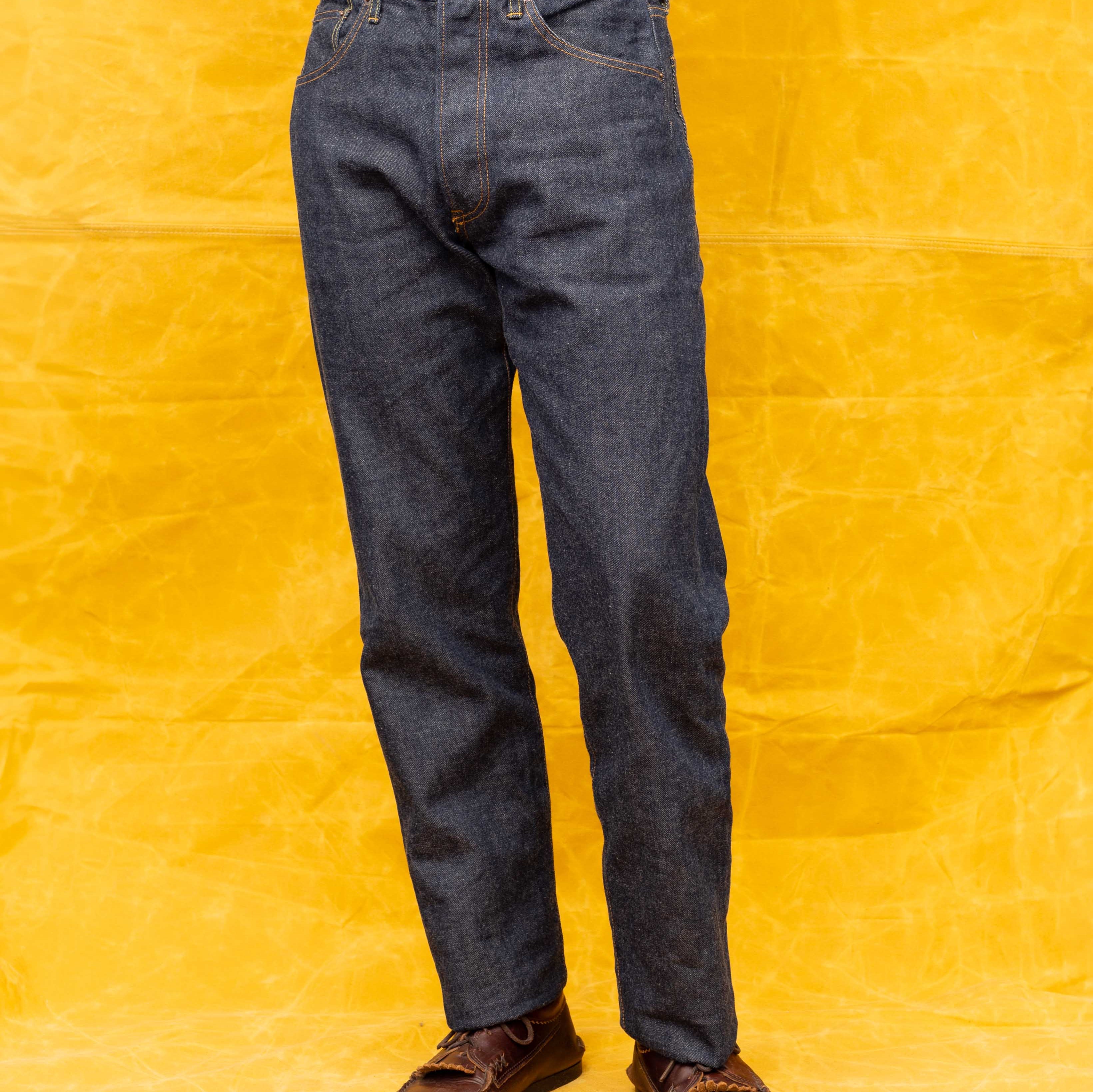 Allevol 'Roku Roku' 66 Denim Jean Indigo-Jean-Clutch Cafe-selvage denim-selfedge denim