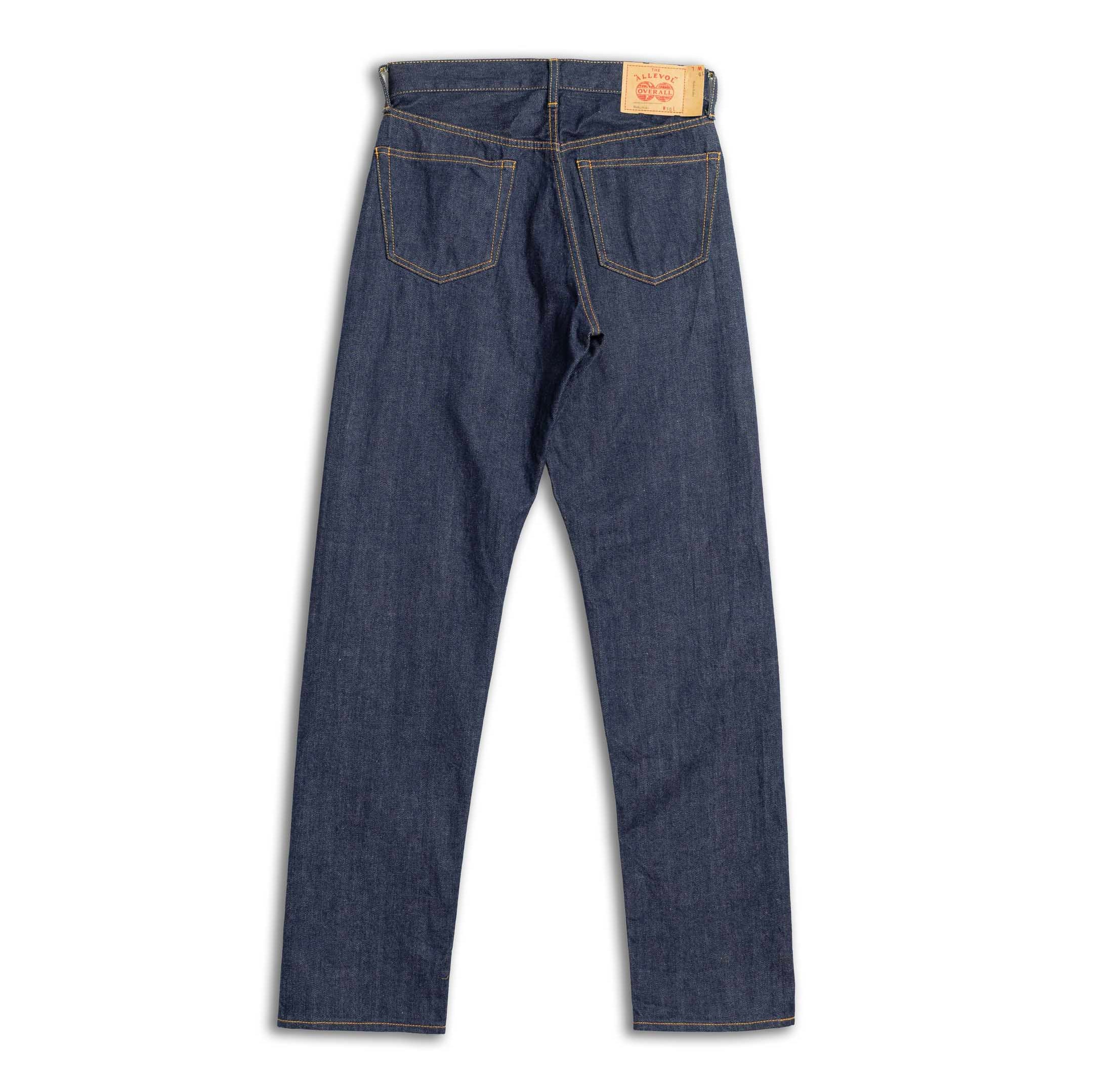 Allevol 'Roku Roku' 66 Denim Jean Natural Indigo-Jean-Clutch Cafe-selvage denim-selfedge denim