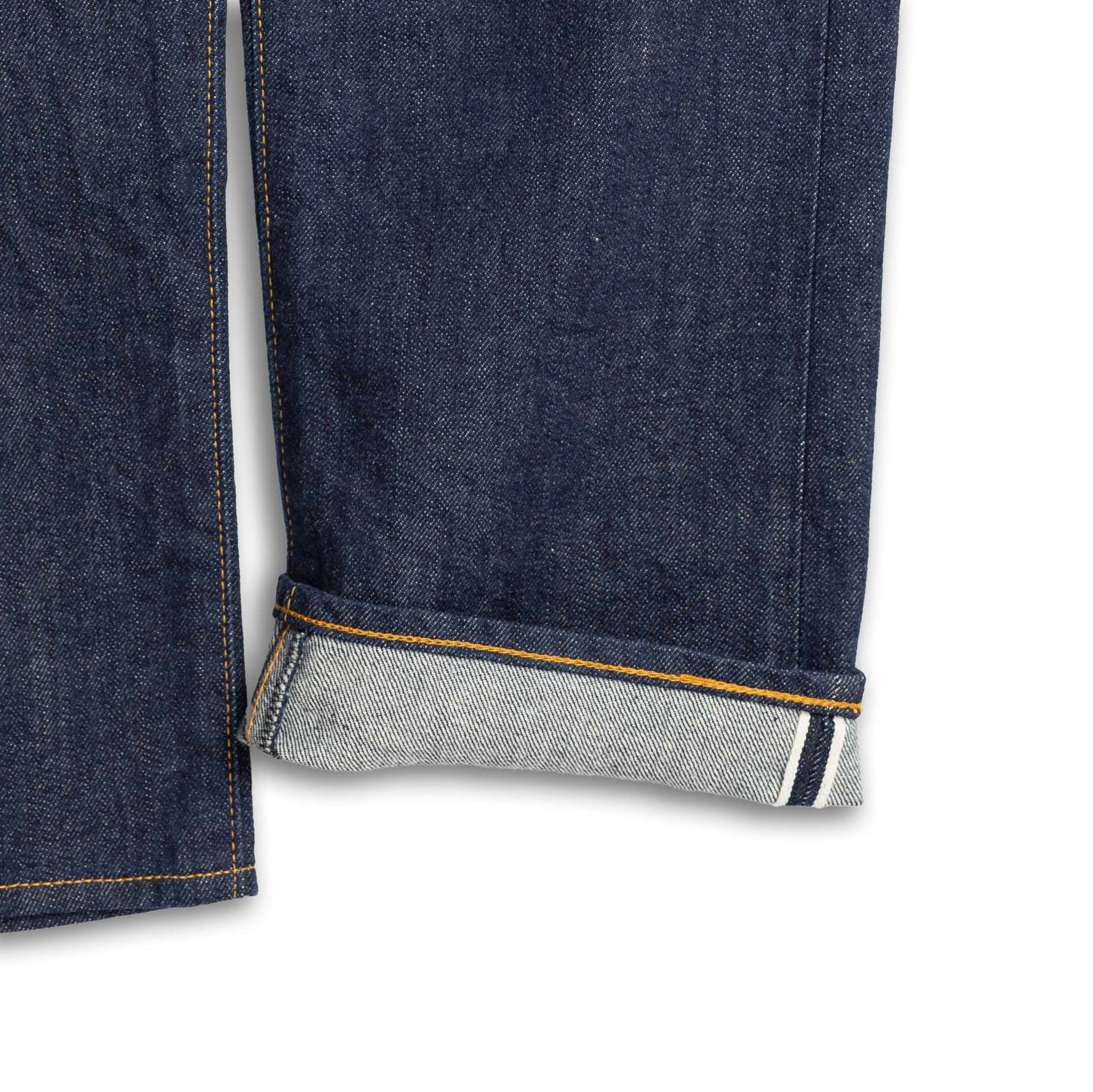 Allevol 'Roku Roku' 66 Denim Jean Natural Indigo-Jean-Clutch Cafe-selvage denim-selfedge denim