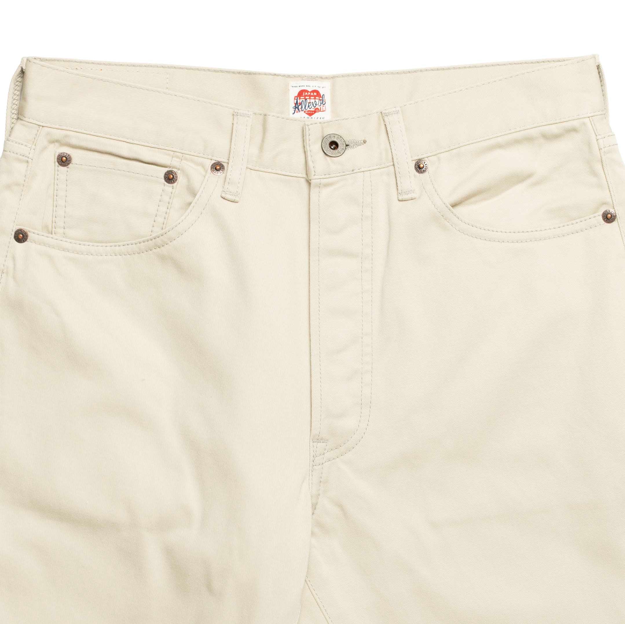 Allevol 'Roku Roku' 66 satin Ivory-Jean-Clutch Cafe