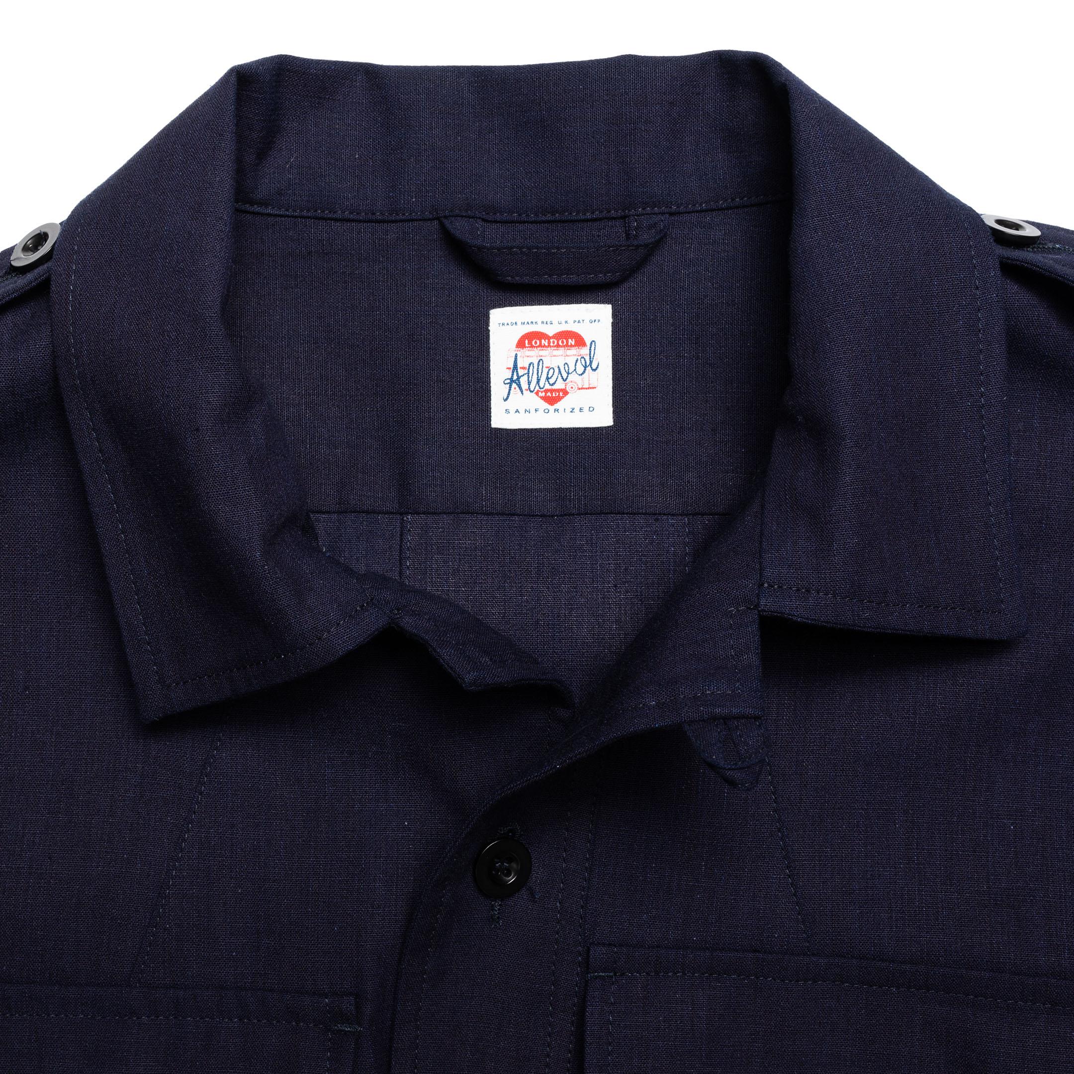 Allevol Safari Jacket Indigo-Jacket-Clutch Cafe