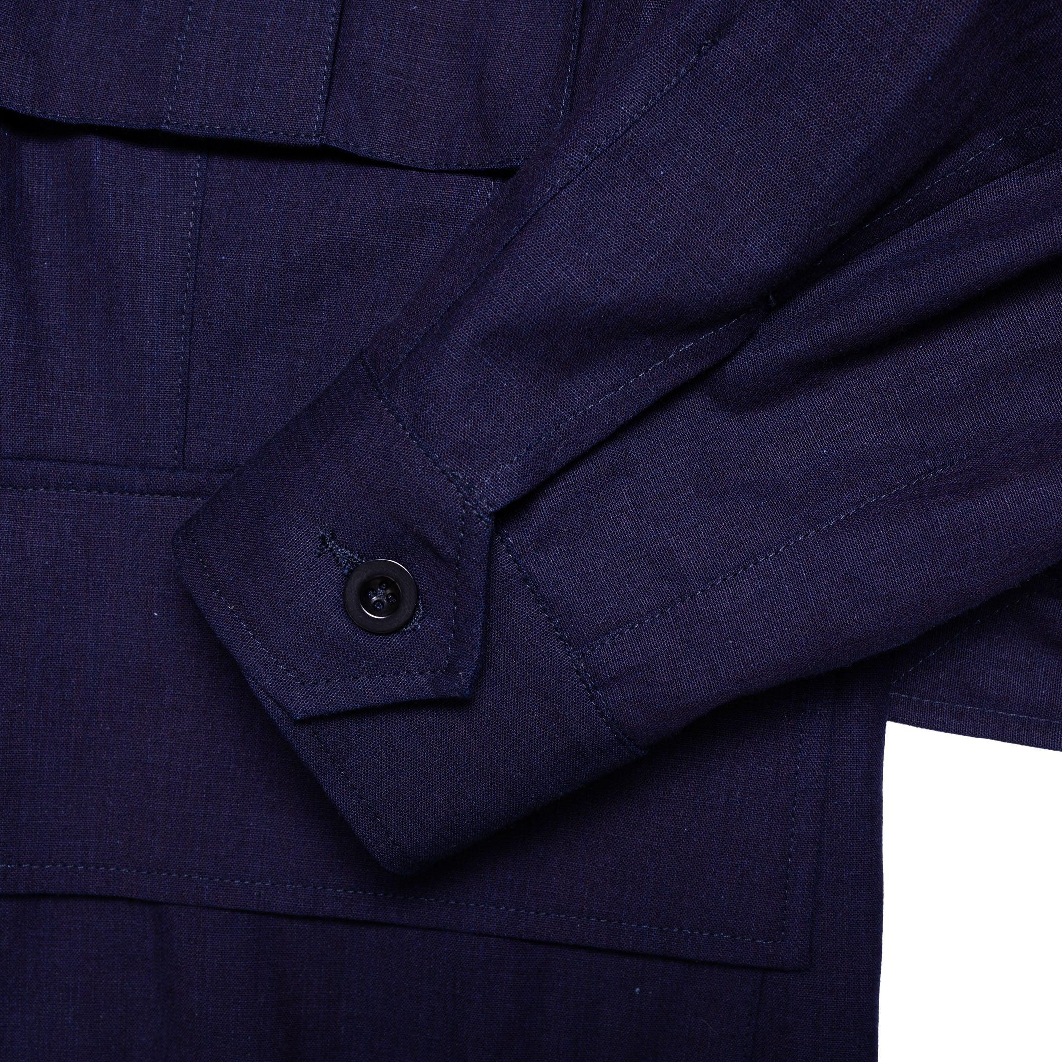 Allevol Safari Jacket Indigo-Jacket-Clutch Cafe