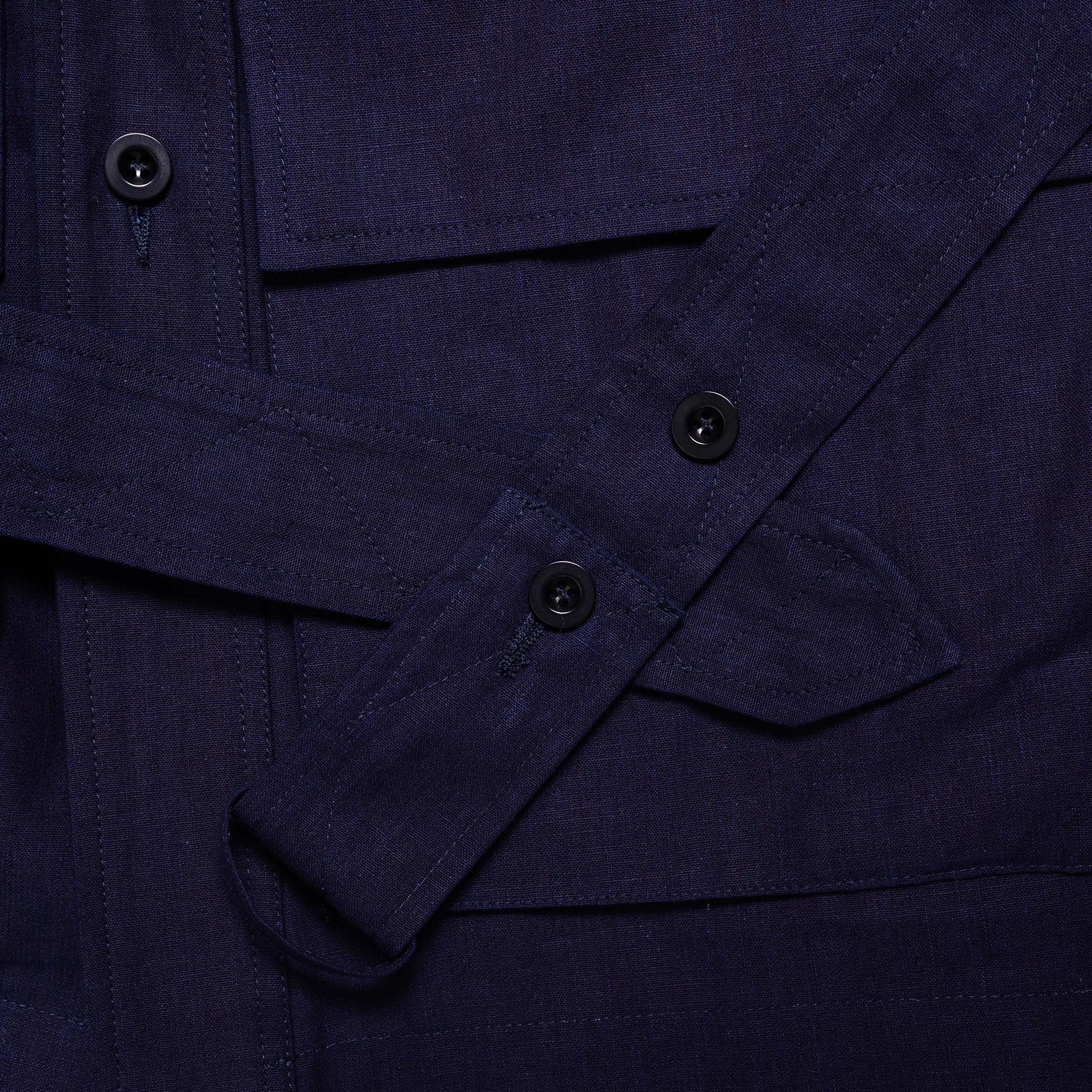 Allevol Safari Jacket Indigo-Jacket-Clutch Cafe