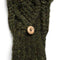 Allevol x Inverallan 22S Diamond Fingerless Gloves w/Cover Mohair Tweed Oak-Gloves-Clutch Cafe