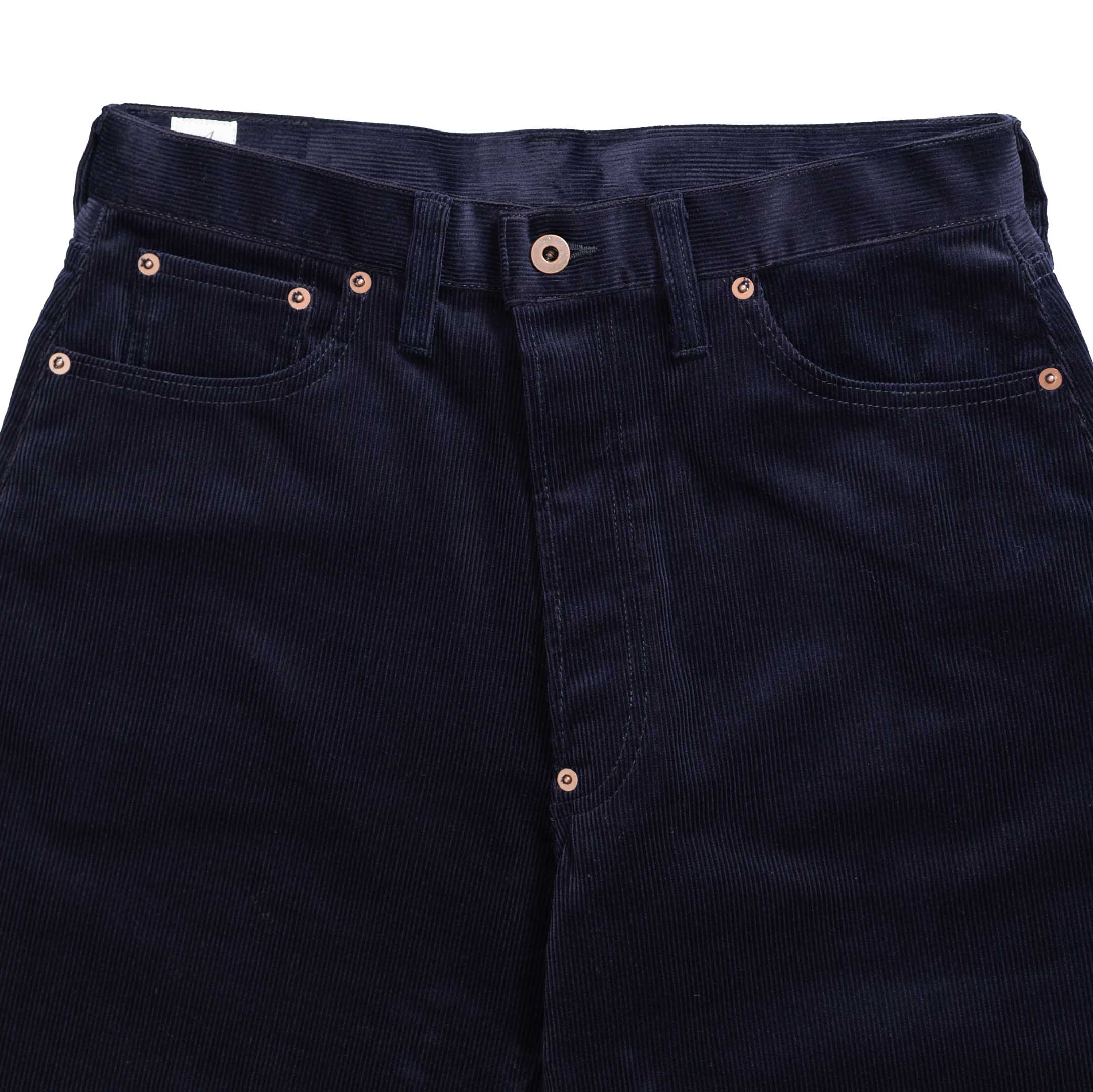 Anatomica 314 Gary Corduroy Trousers Navy-Trousers-Clutch Cafe