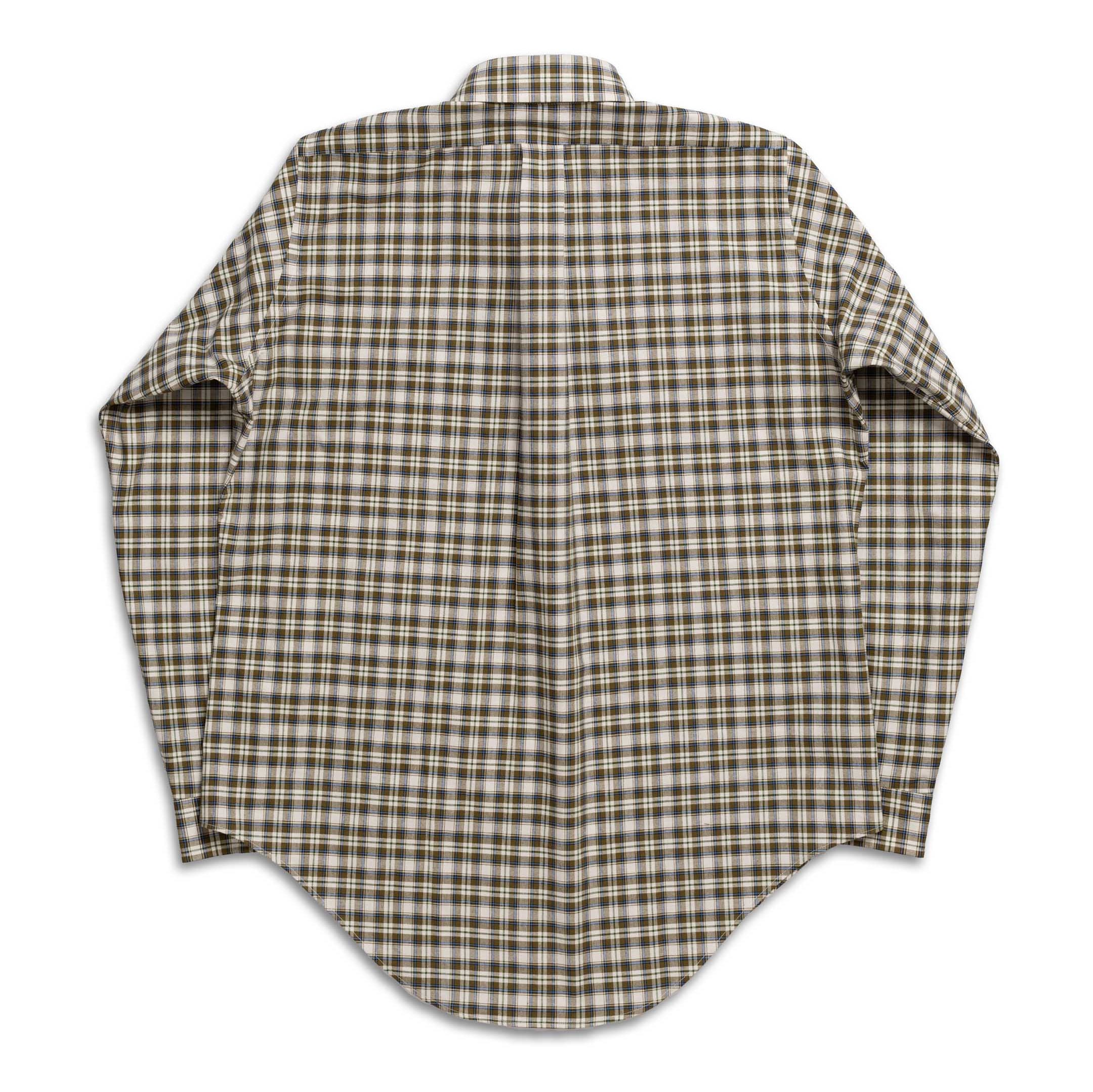 Anatomica BD Shirt BB Plaid Olive-Shirt-Clutch Cafe