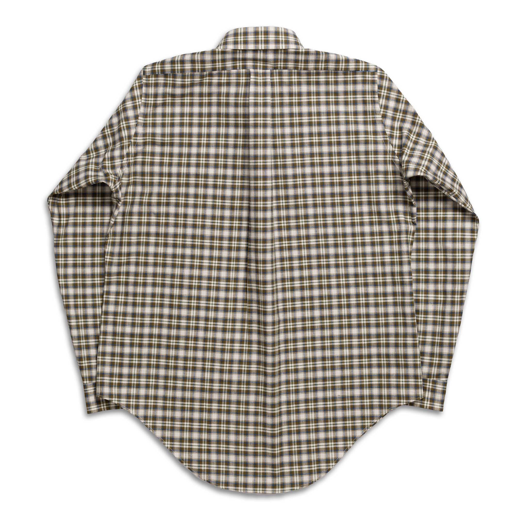 Anatomica BD Shirt BB Plaid Olive-Shirt-Clutch Cafe
