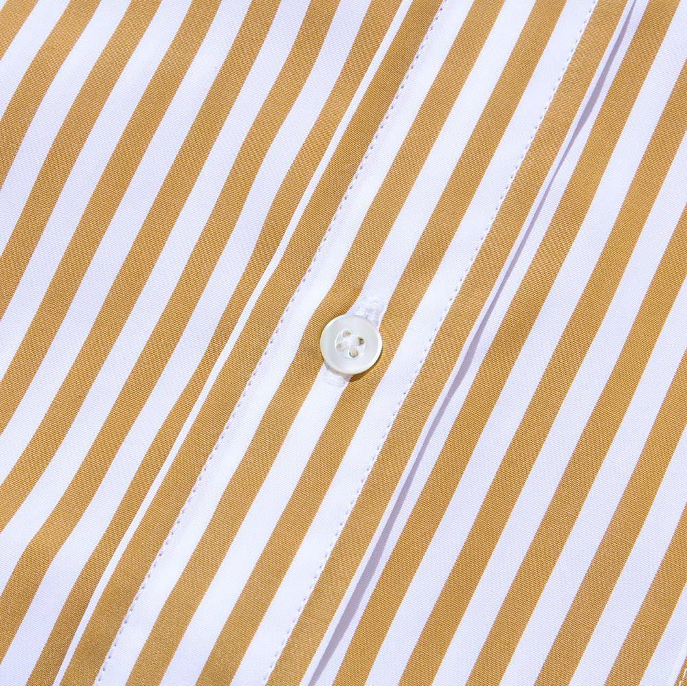 Anatomica BD Shirt Bengal Stripe Sand-Shirt-Clutch Cafe