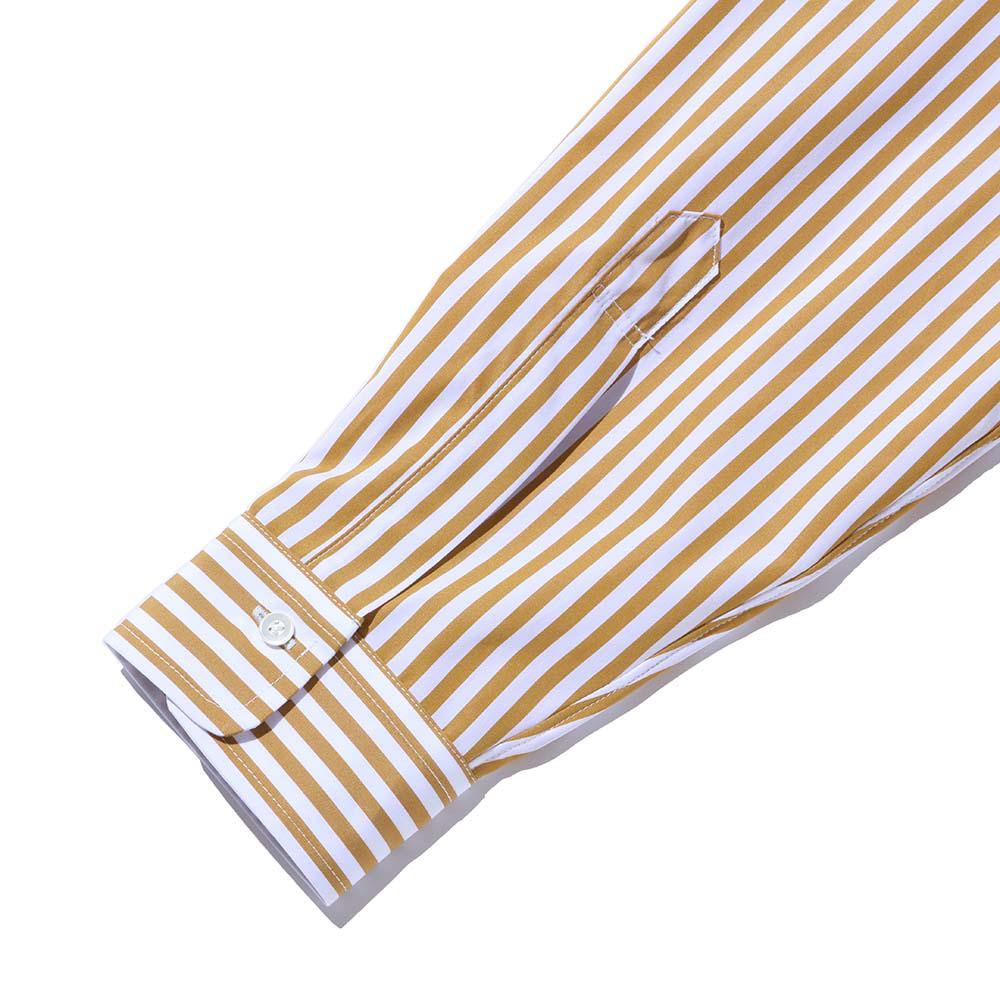 Anatomica BD Shirt Bengal Stripe Sand-Shirt-Clutch Cafe