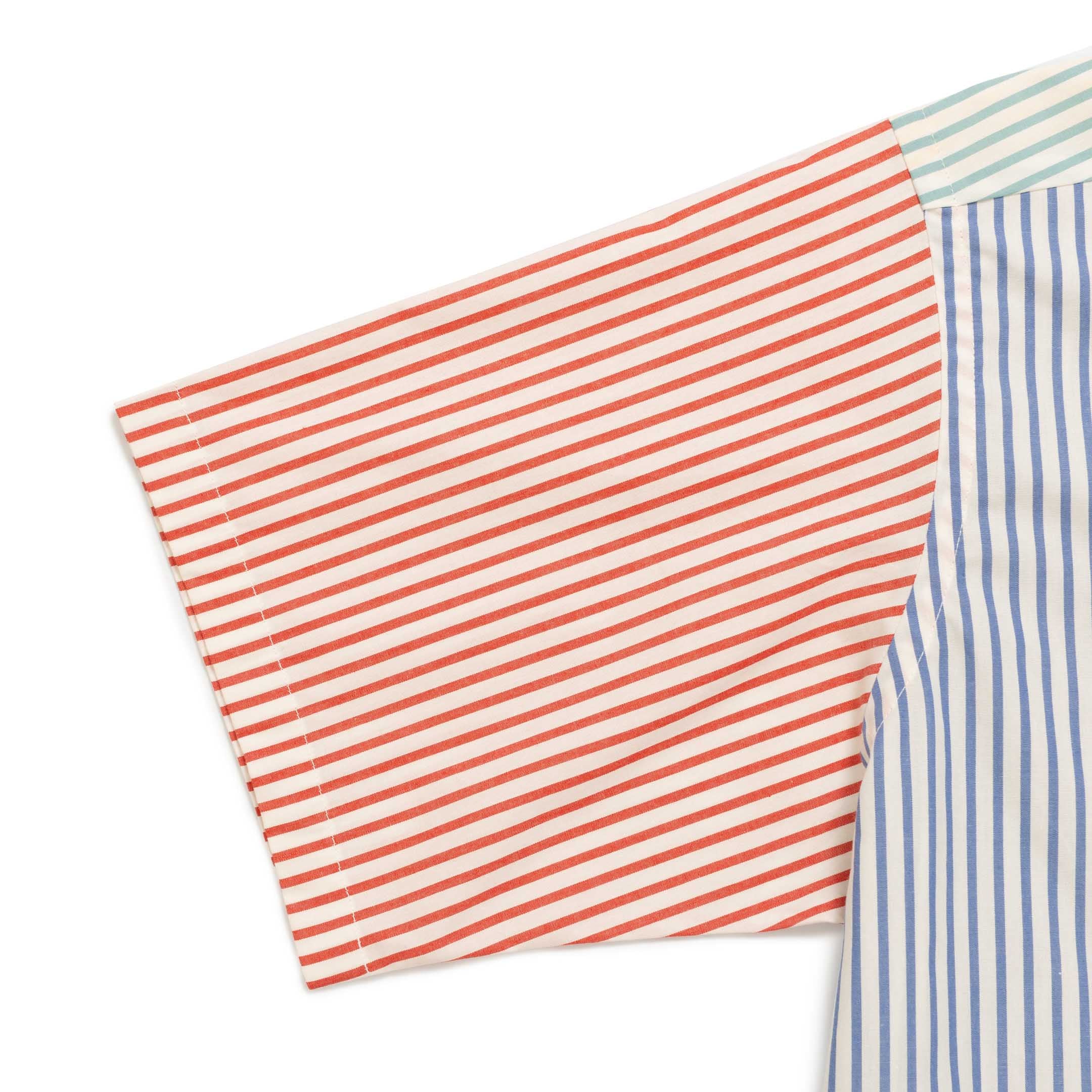 Anatomica BD Shirt S/S Candy Stripe Multi-Shirt-Clutch Cafe