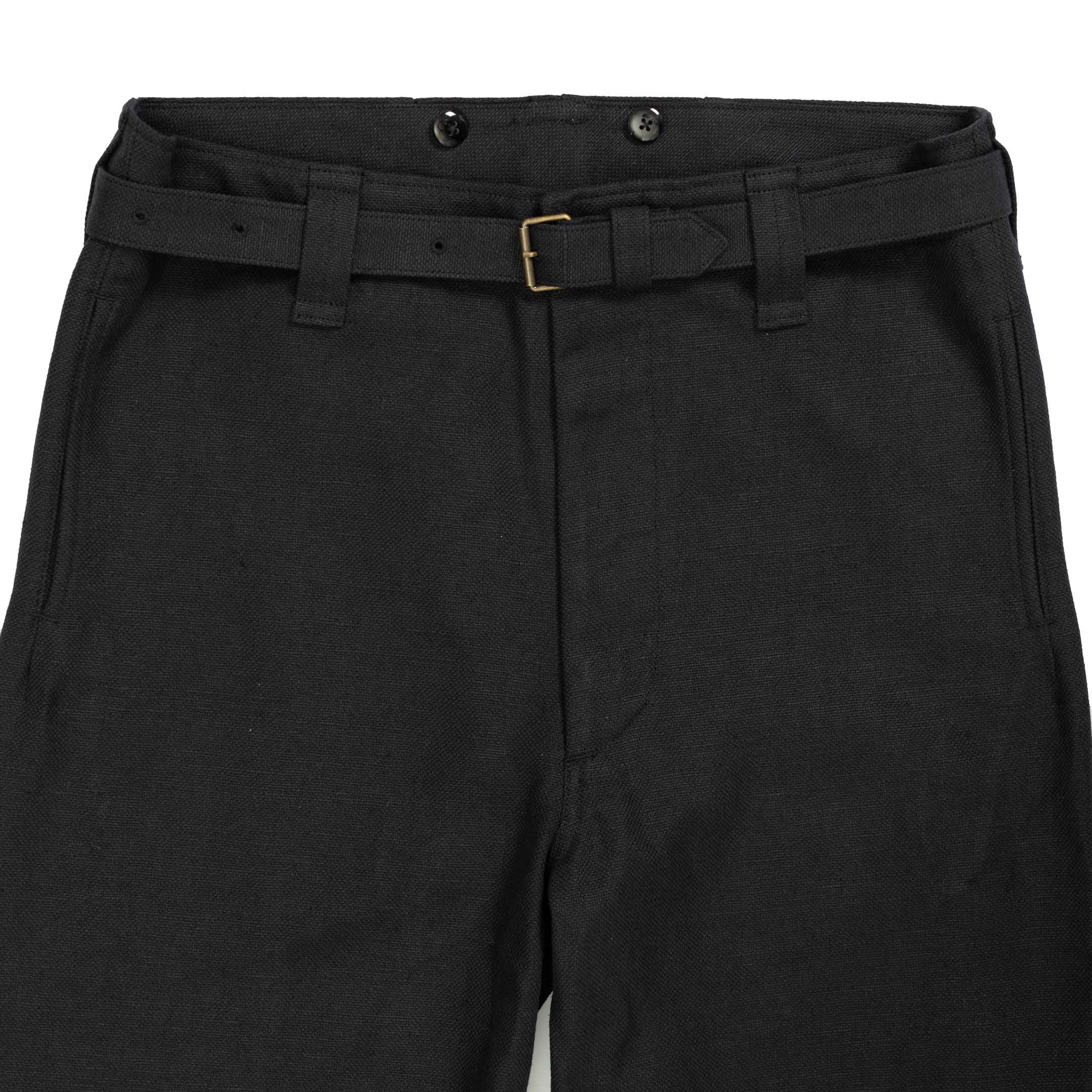 Anatomica Docker Pants Black-Trousers-Clutch Cafe