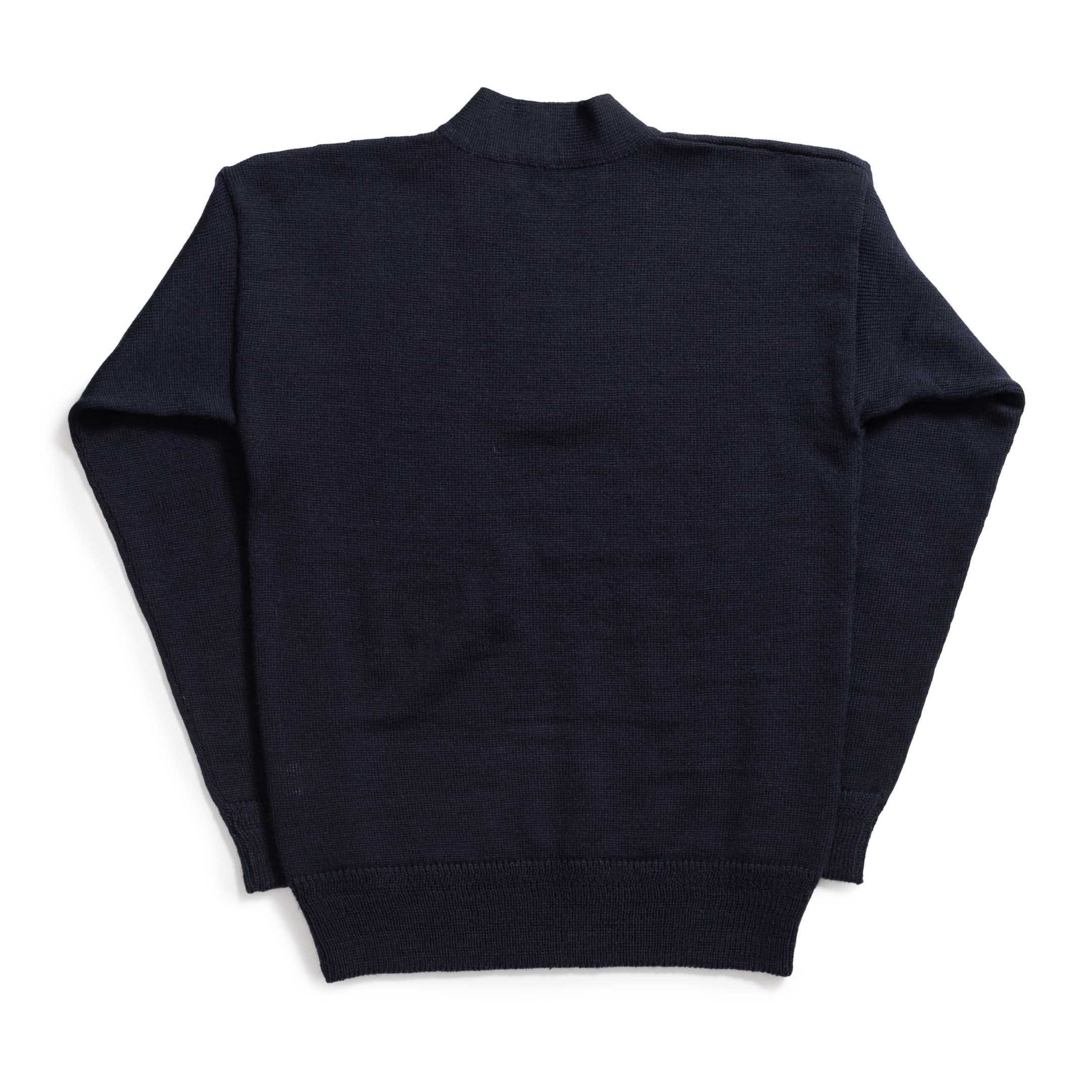 Anatomica ENG Knitted V Neck Sweater Navy-Jumper-Clutch Cafe