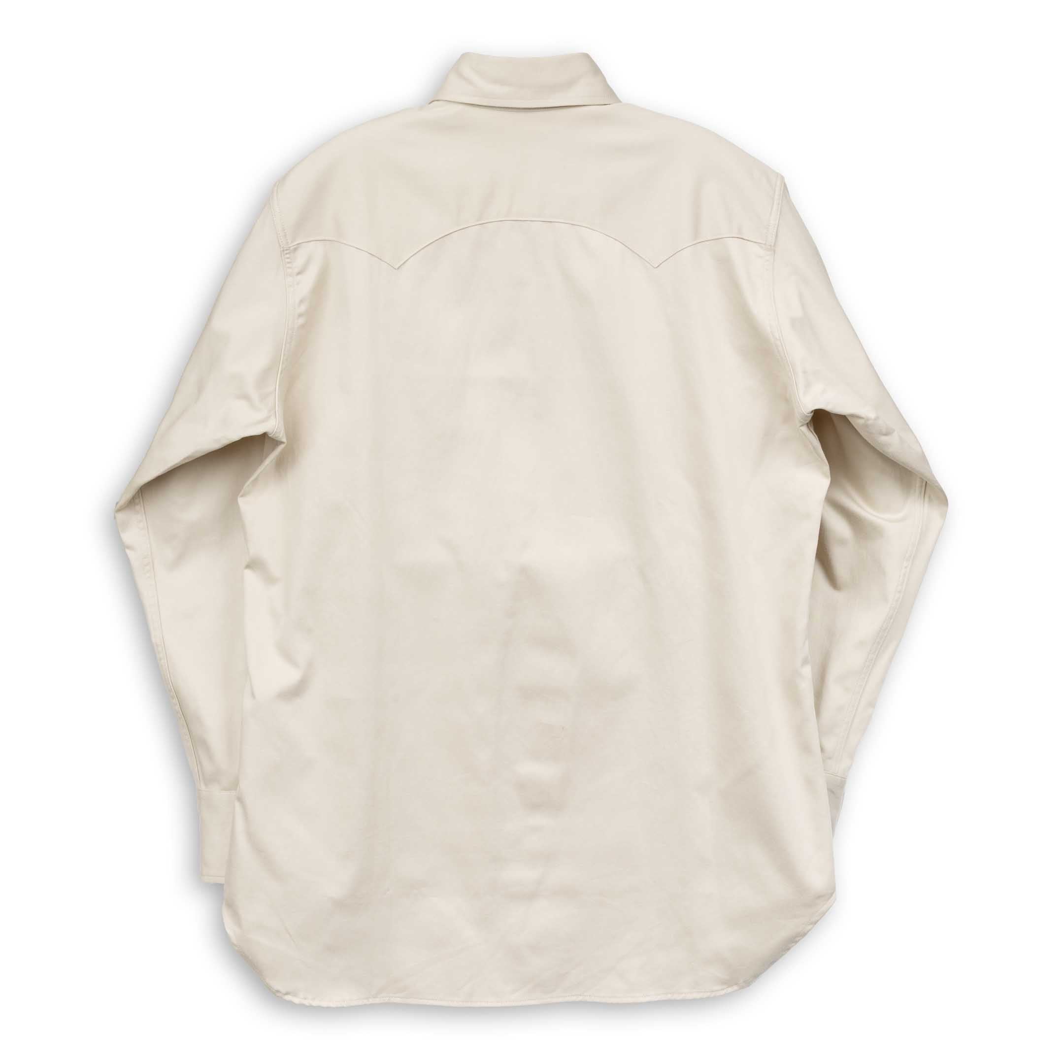 Anatomica Harrison Shirt Sateen Beige-Shirt-Clutch Cafe