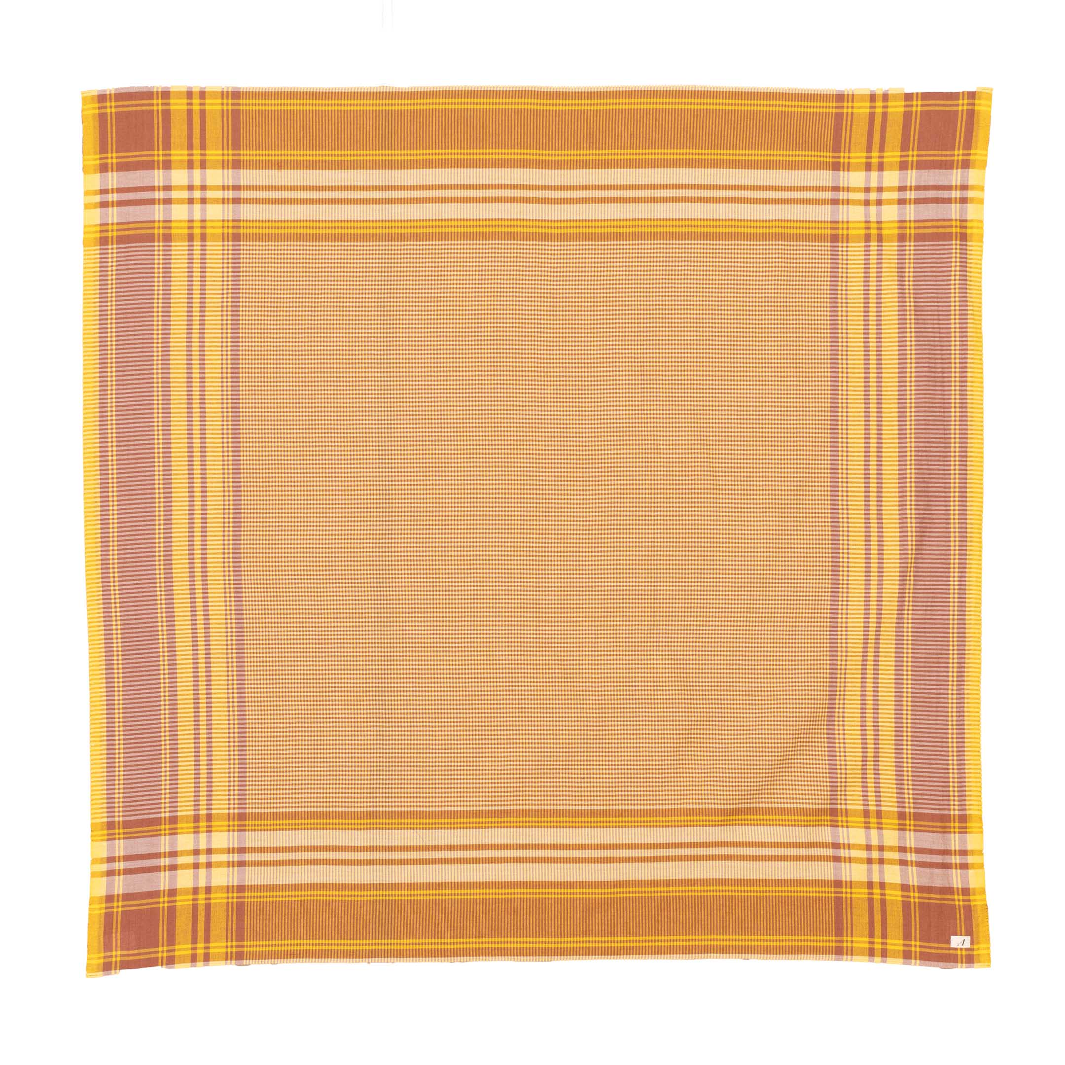 Anatomica Madras Scarf Mustard-Scarf-Clutch Cafe